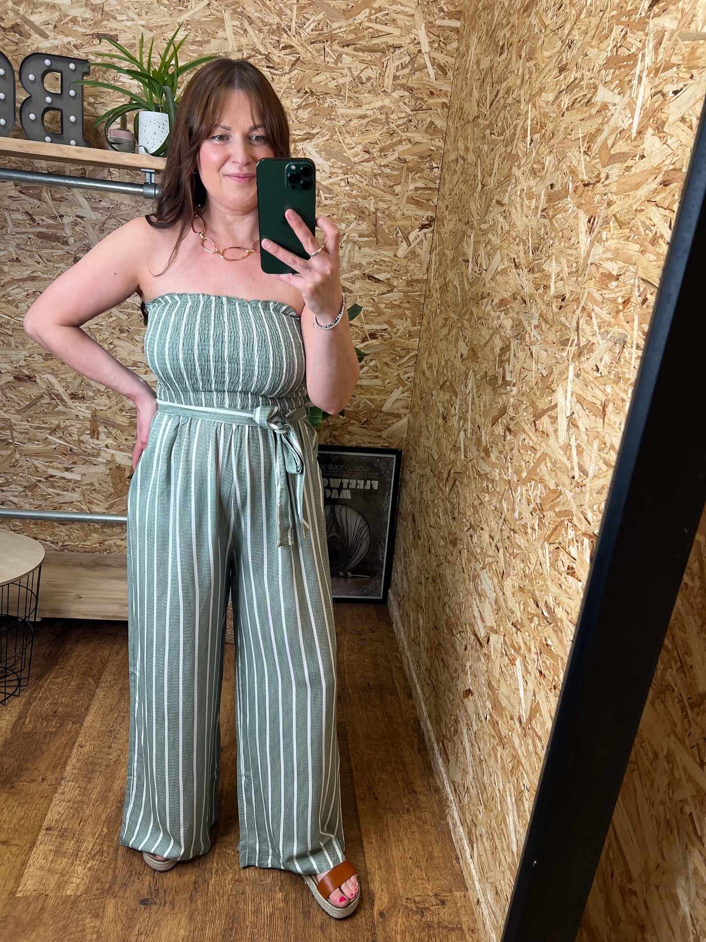 Pinstripe Jumpsuit