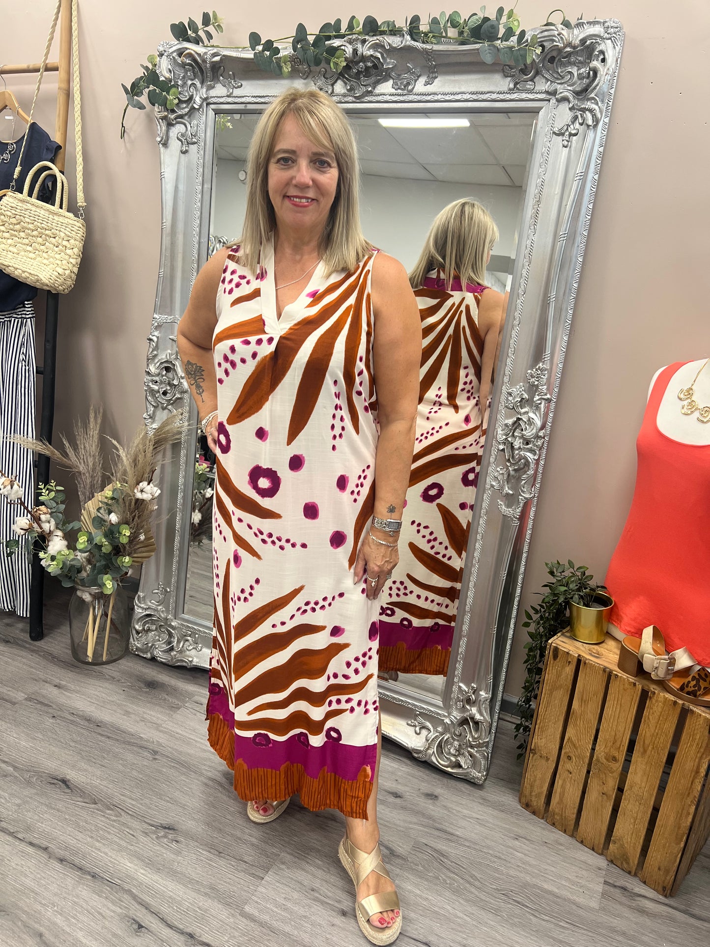 Bianca Side Slit Dress