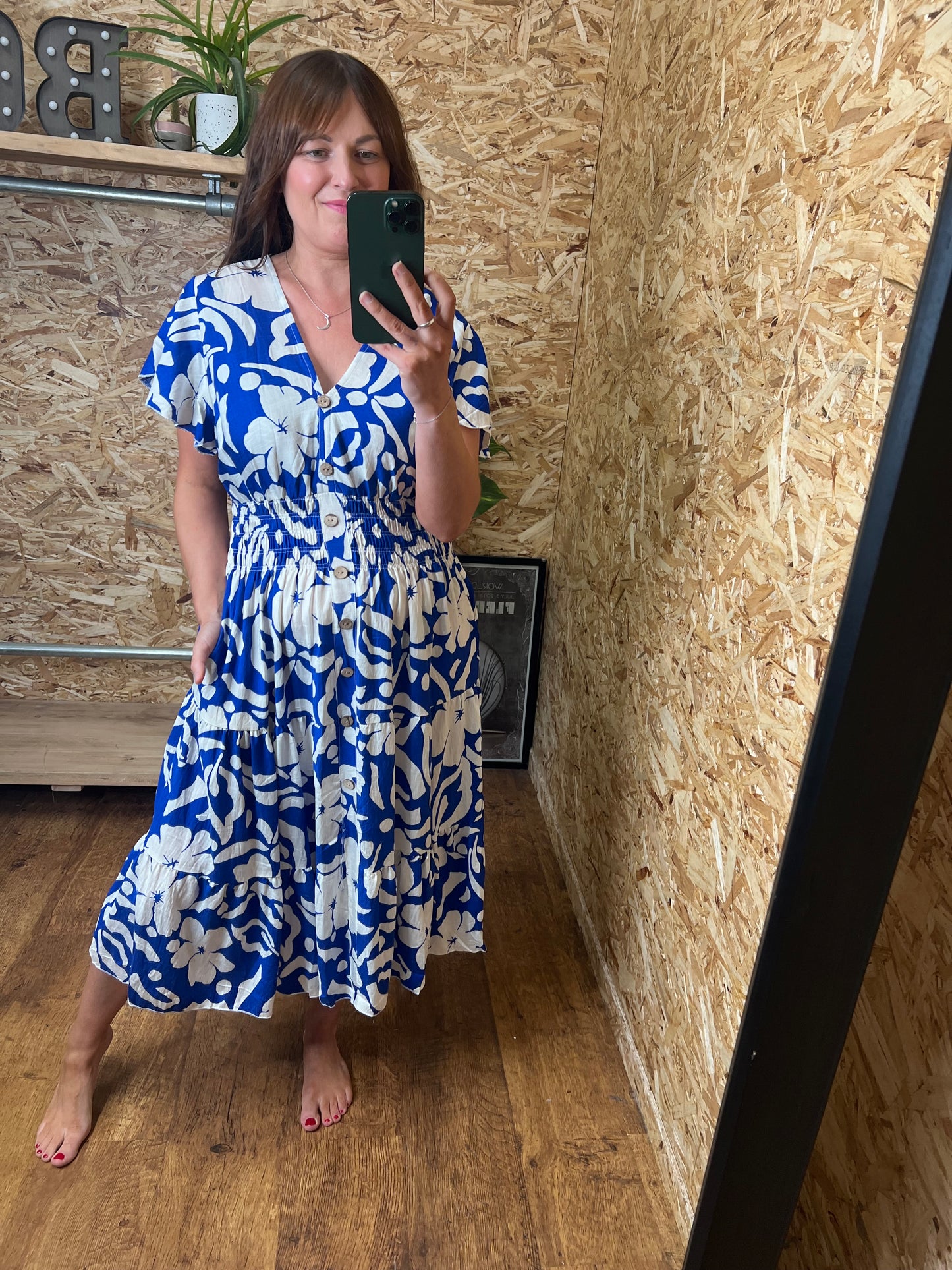 Kacey Floral Midi Dress