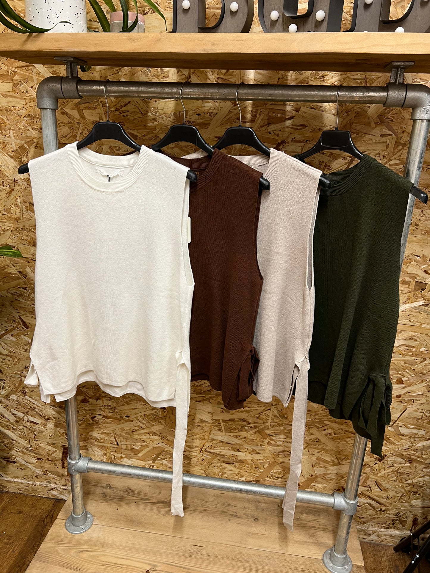 Tie Side Knit