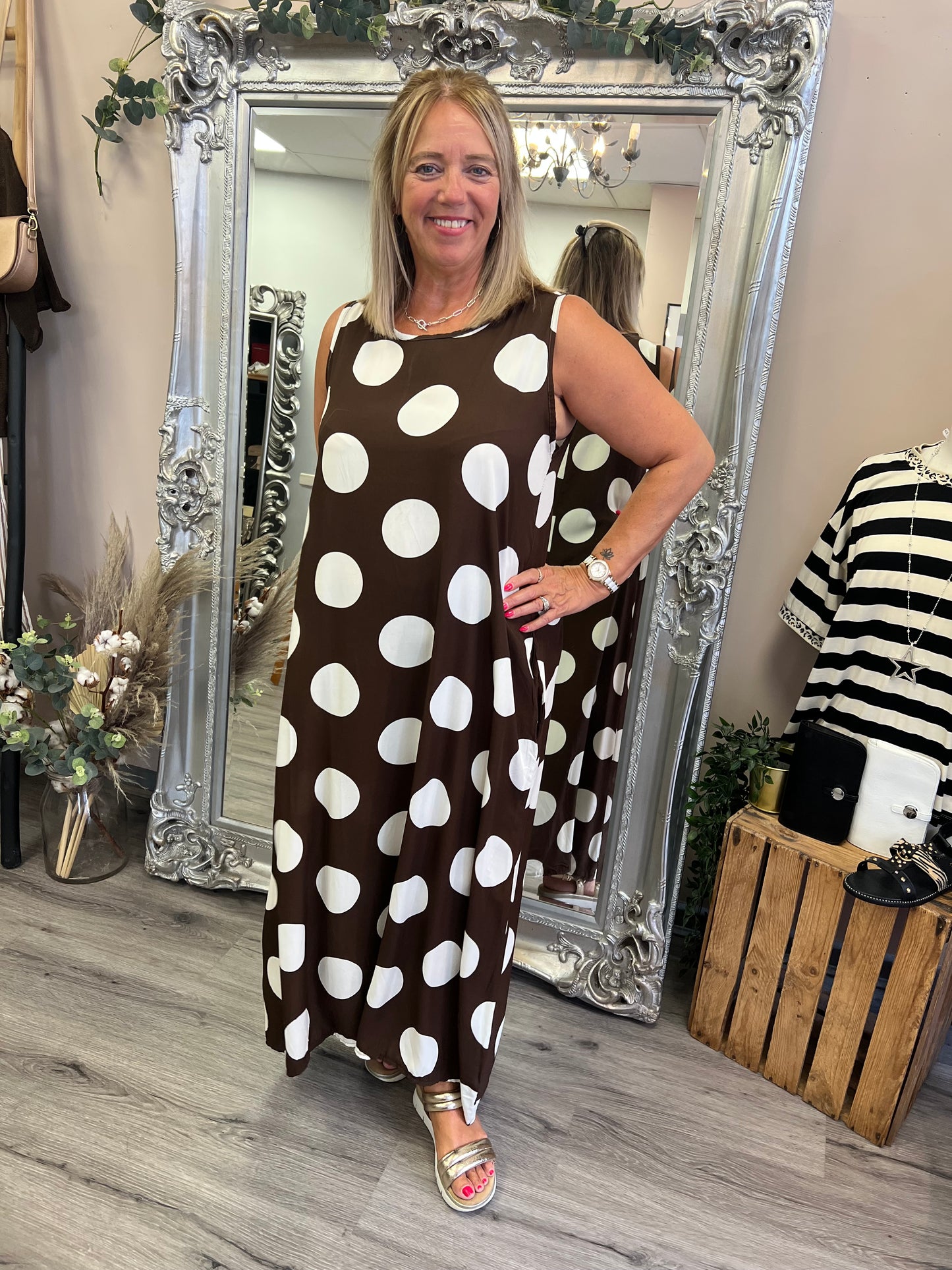 Polka Dot Maxi