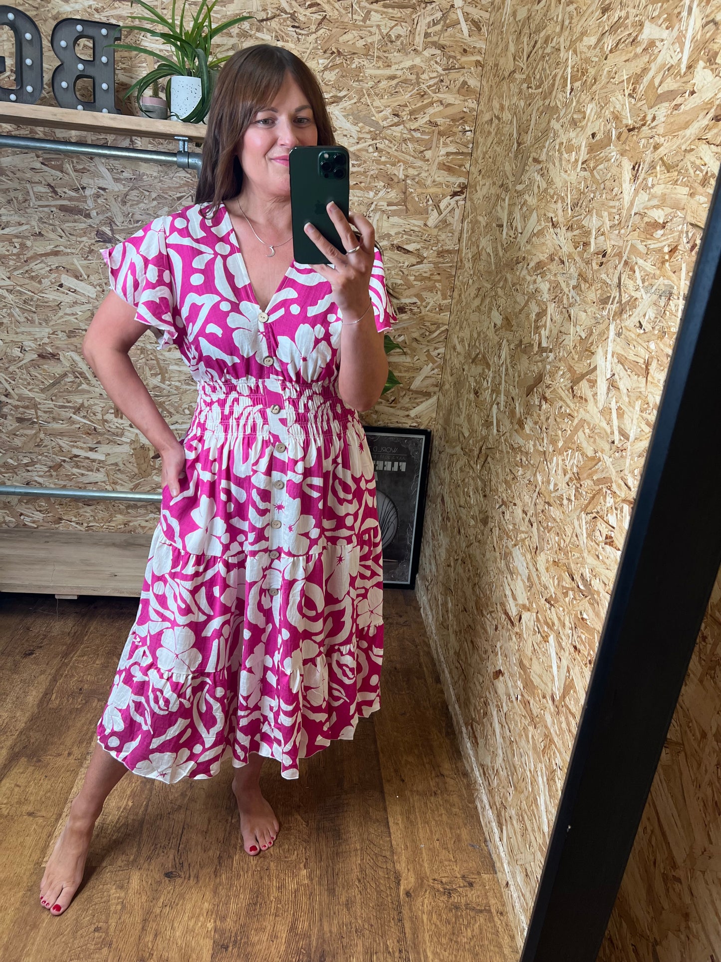 Kacey Floral Midi Dress