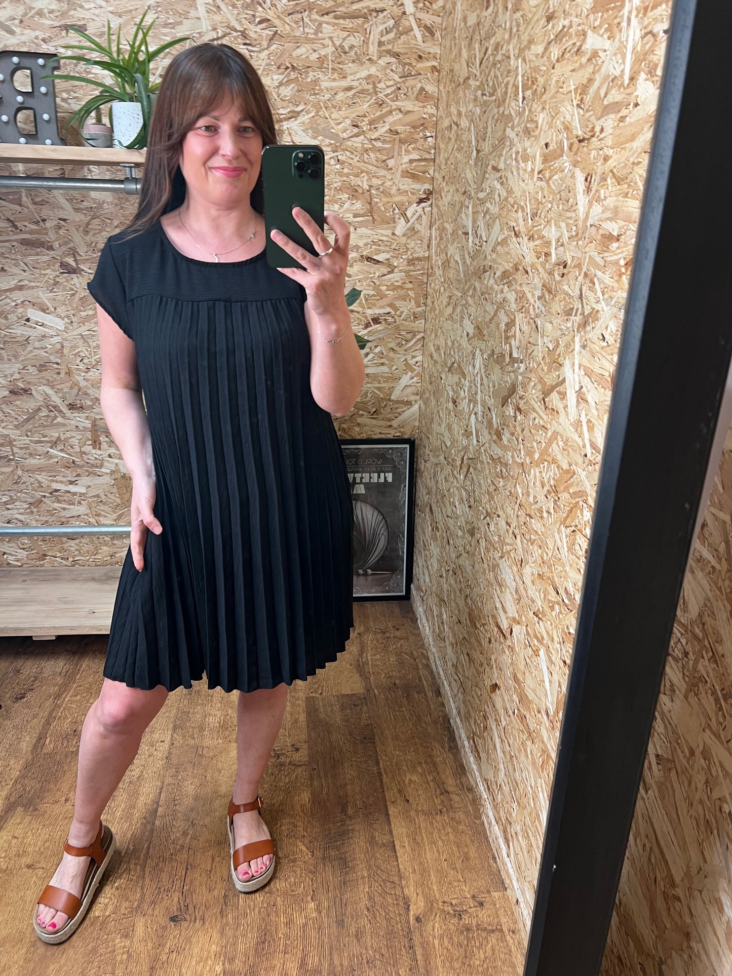 Amelia Pleated Dress