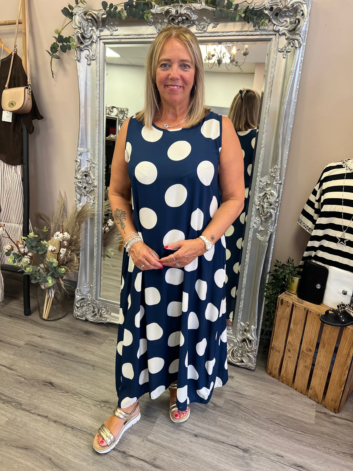 Polka Dot Maxi