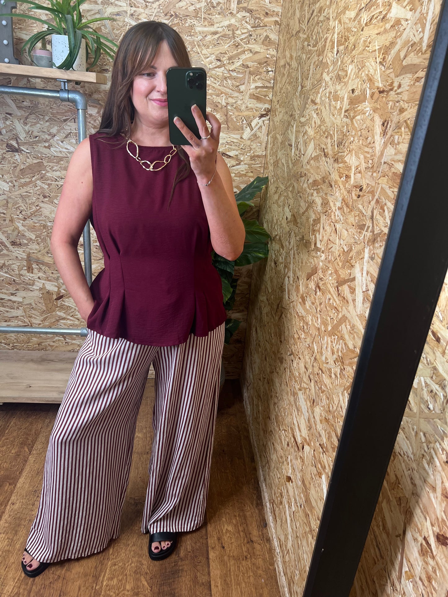 Kayla Peplum Top