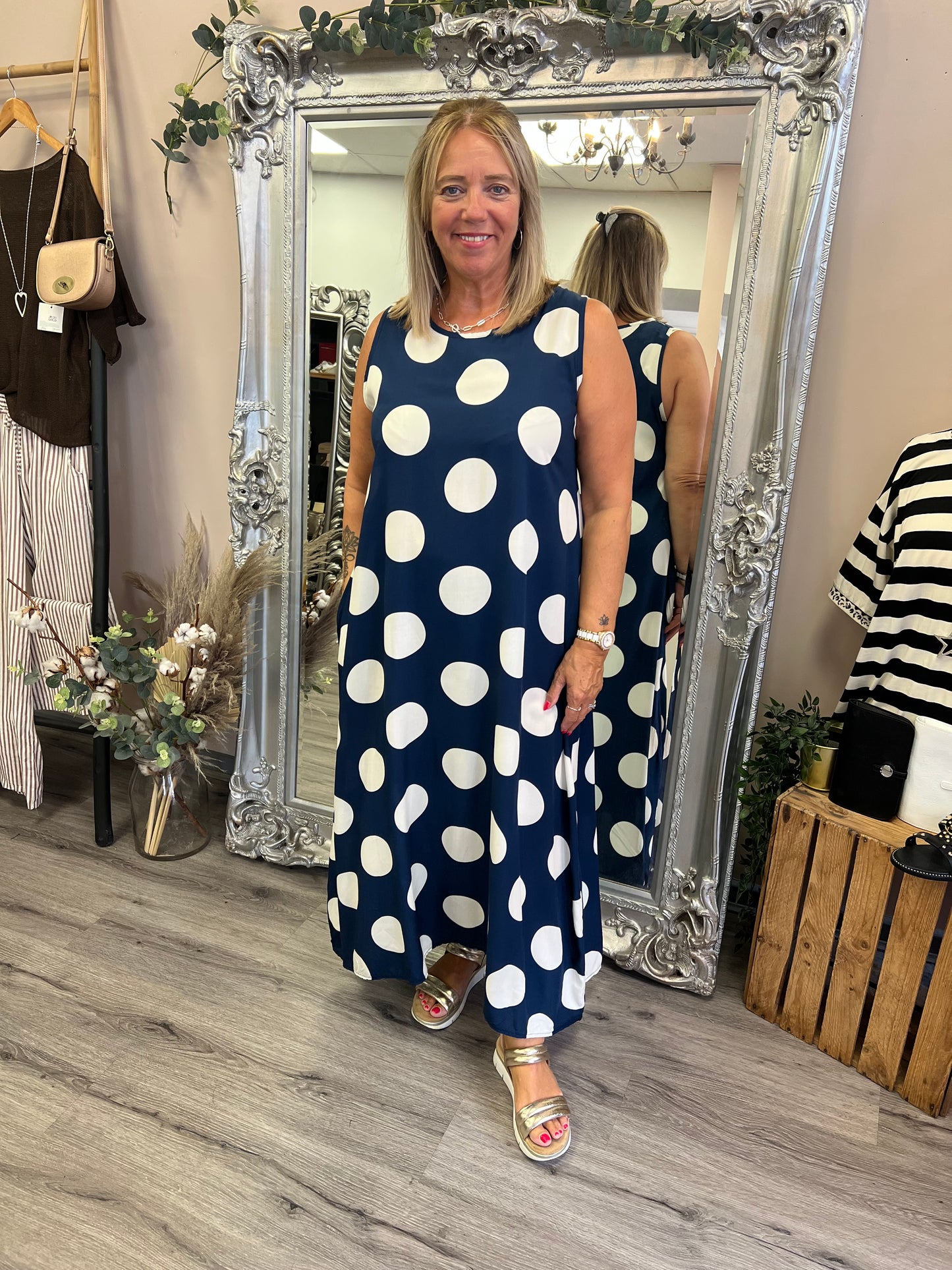 Polka Dot Maxi