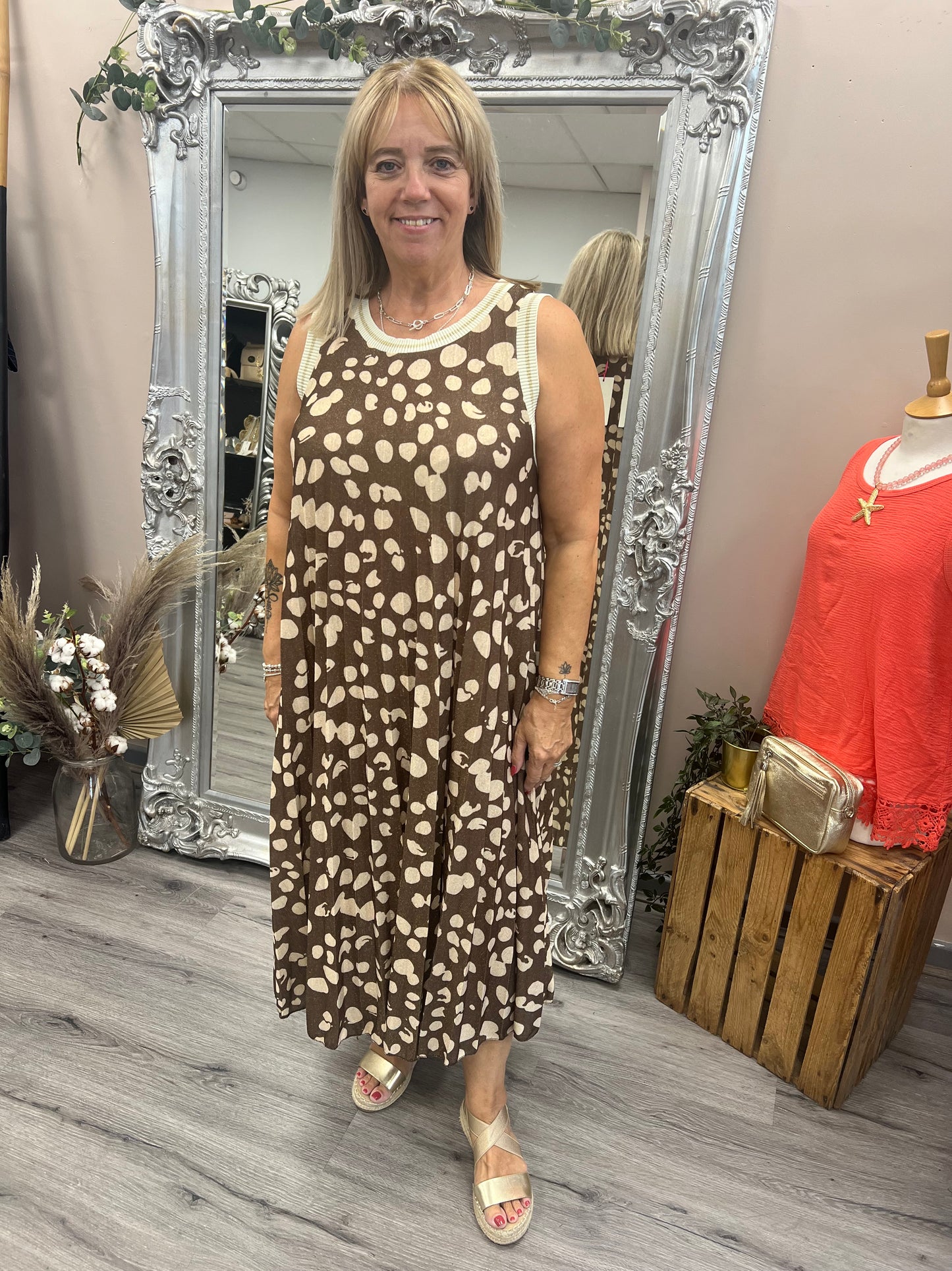 Polka Dot Lurex Dress