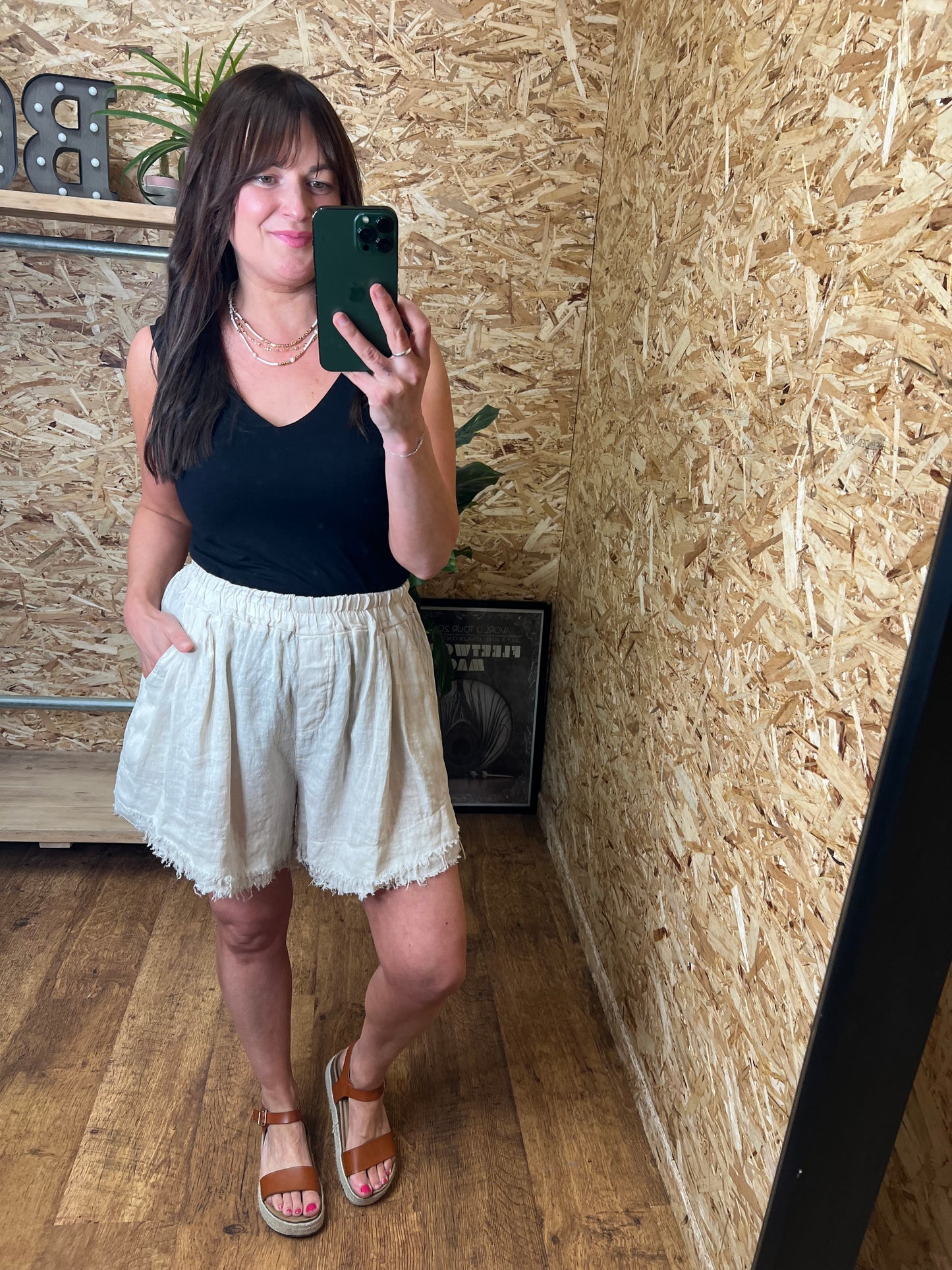 Athena Linen Shorts