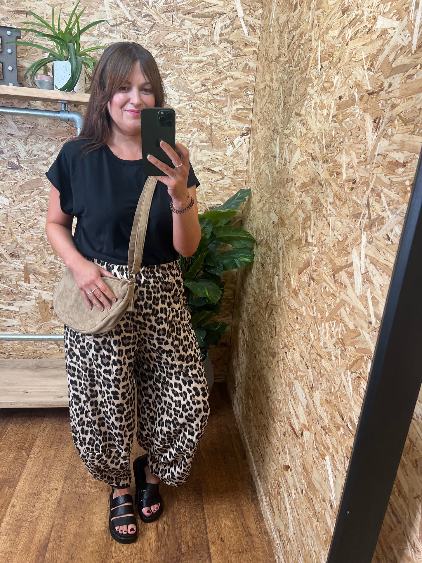 Aubrey Leopard Cocoon Trousers