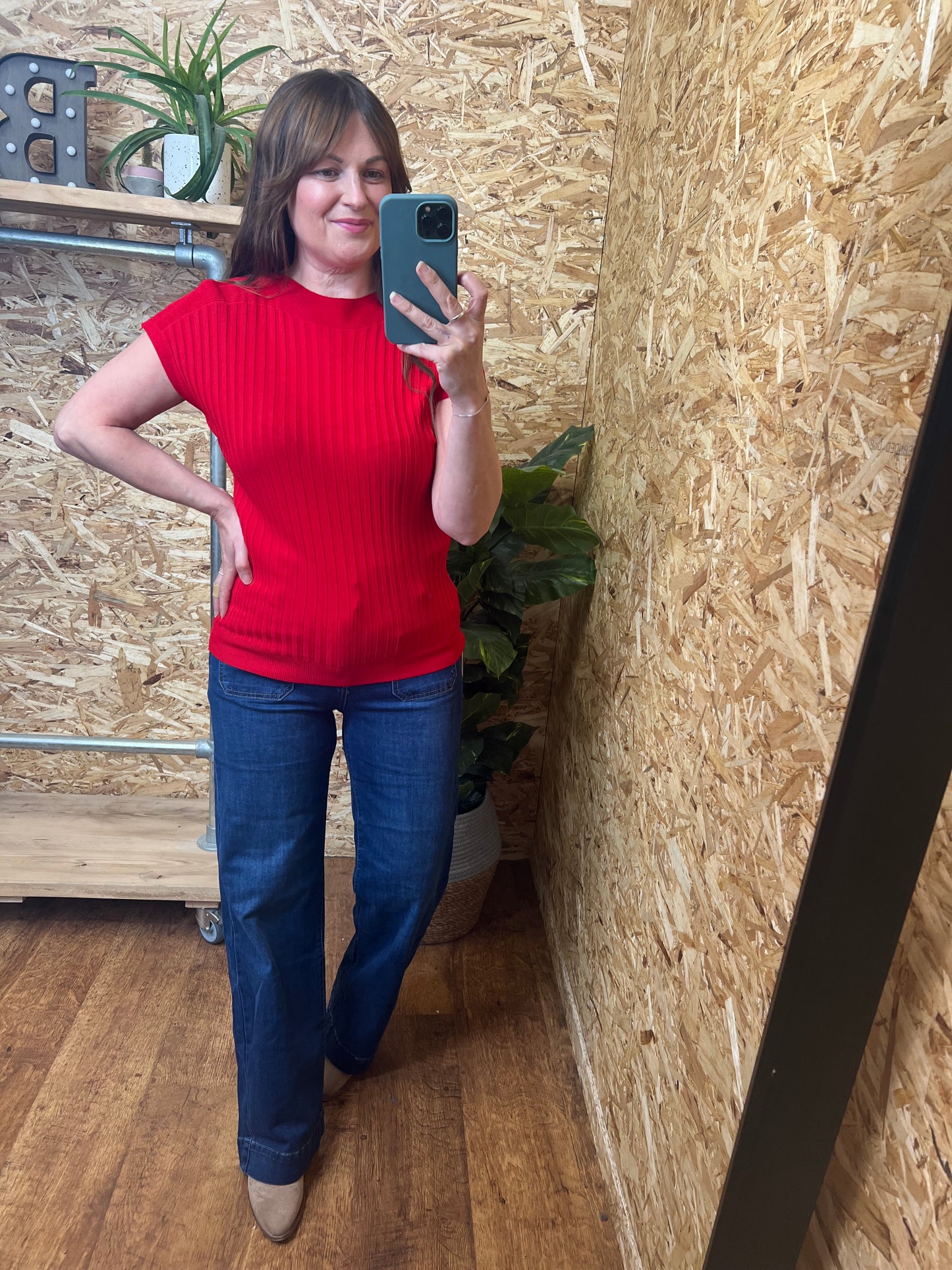 Ribbed Fine Knit Top