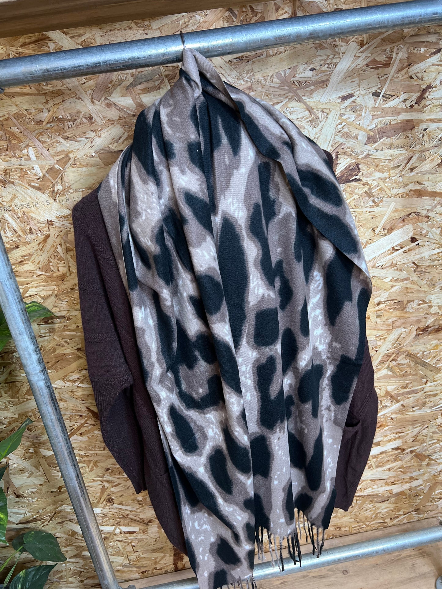 Animal Print Scarf