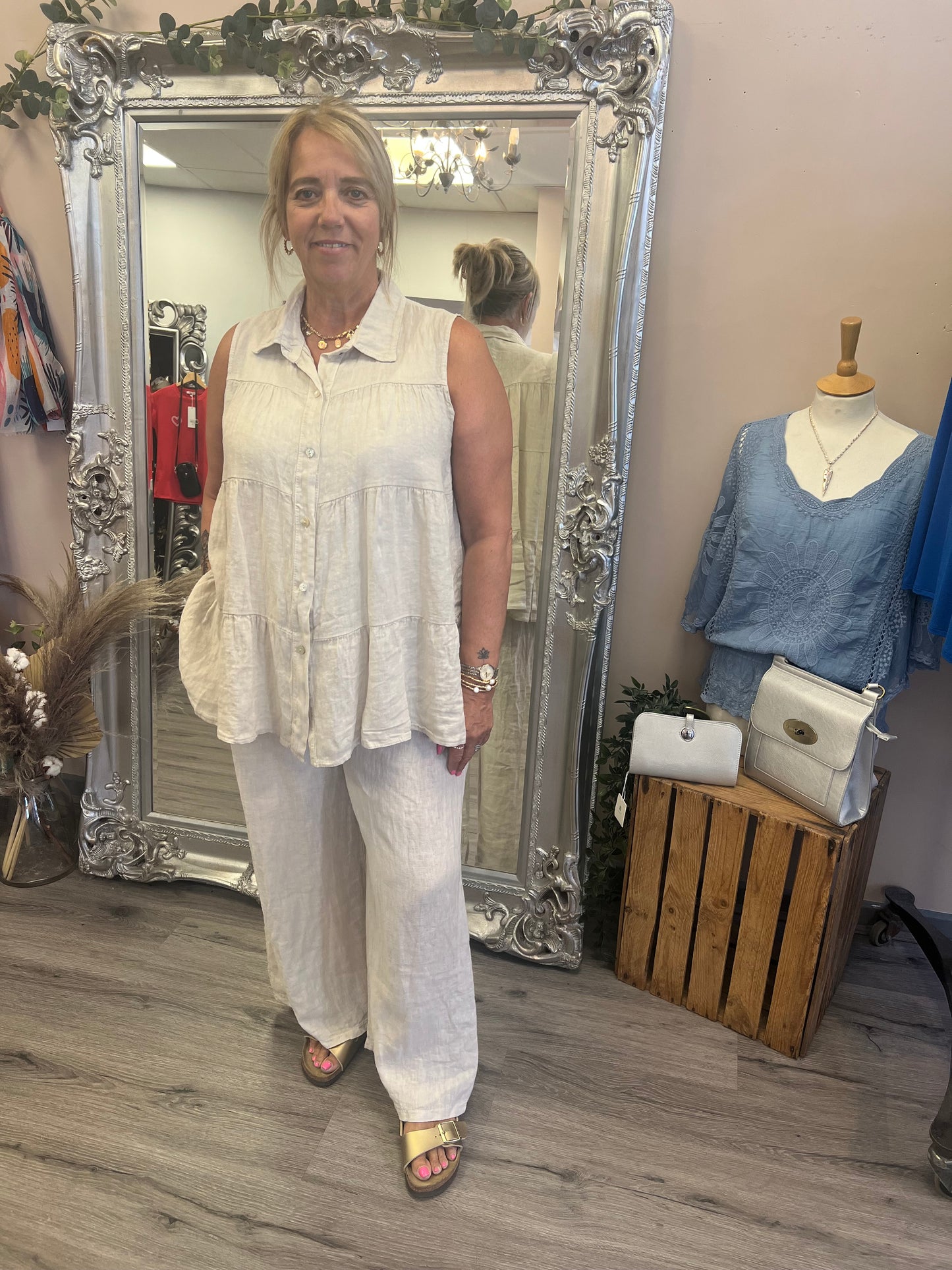 Athena Linen Trousers