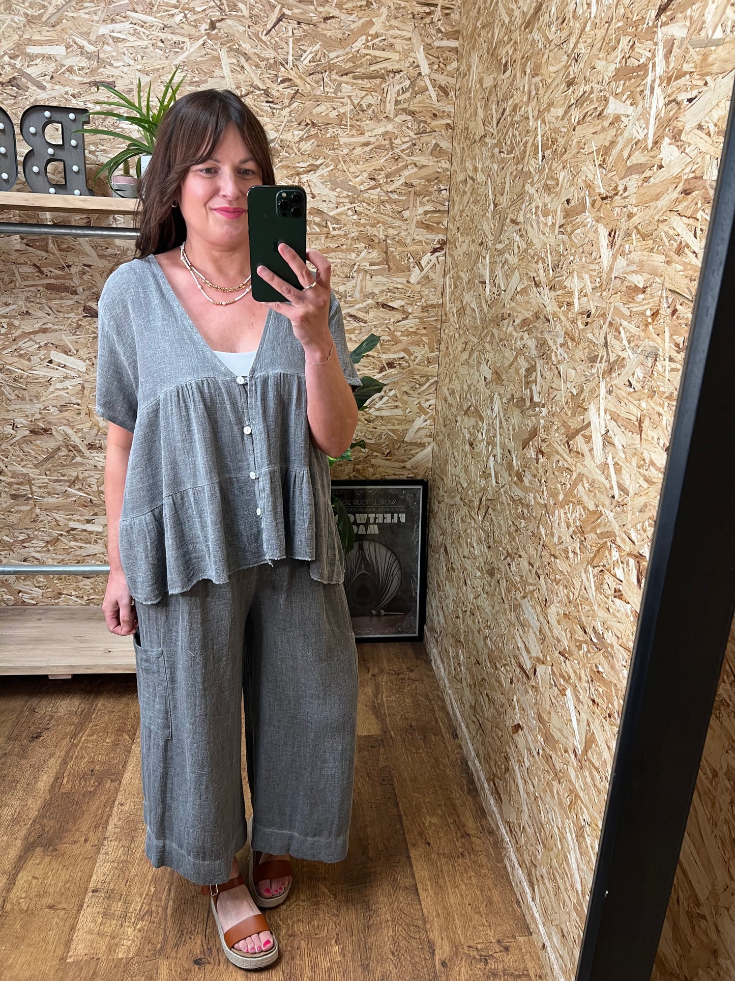 Nola Button Smock Top