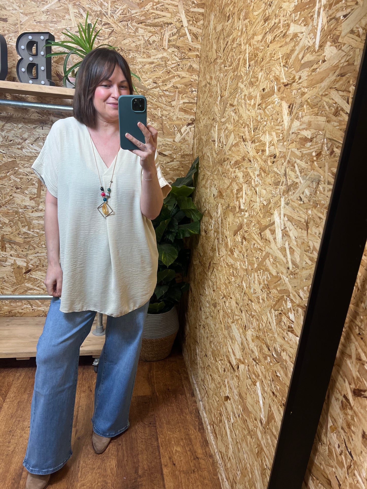 Ebony V Neck Top