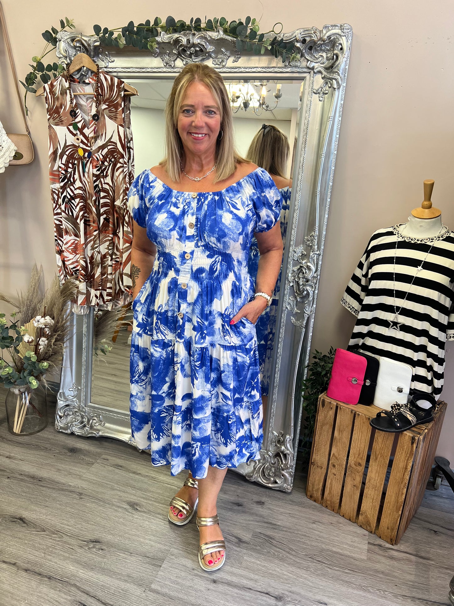 Molly Floral Midi Dress