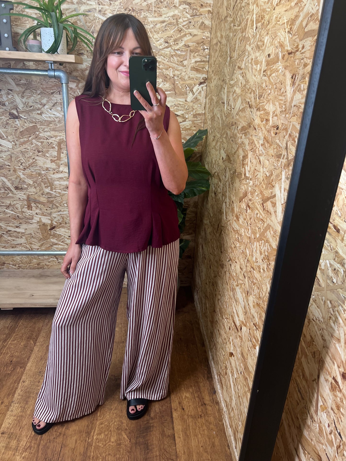 Kayla Peplum Top