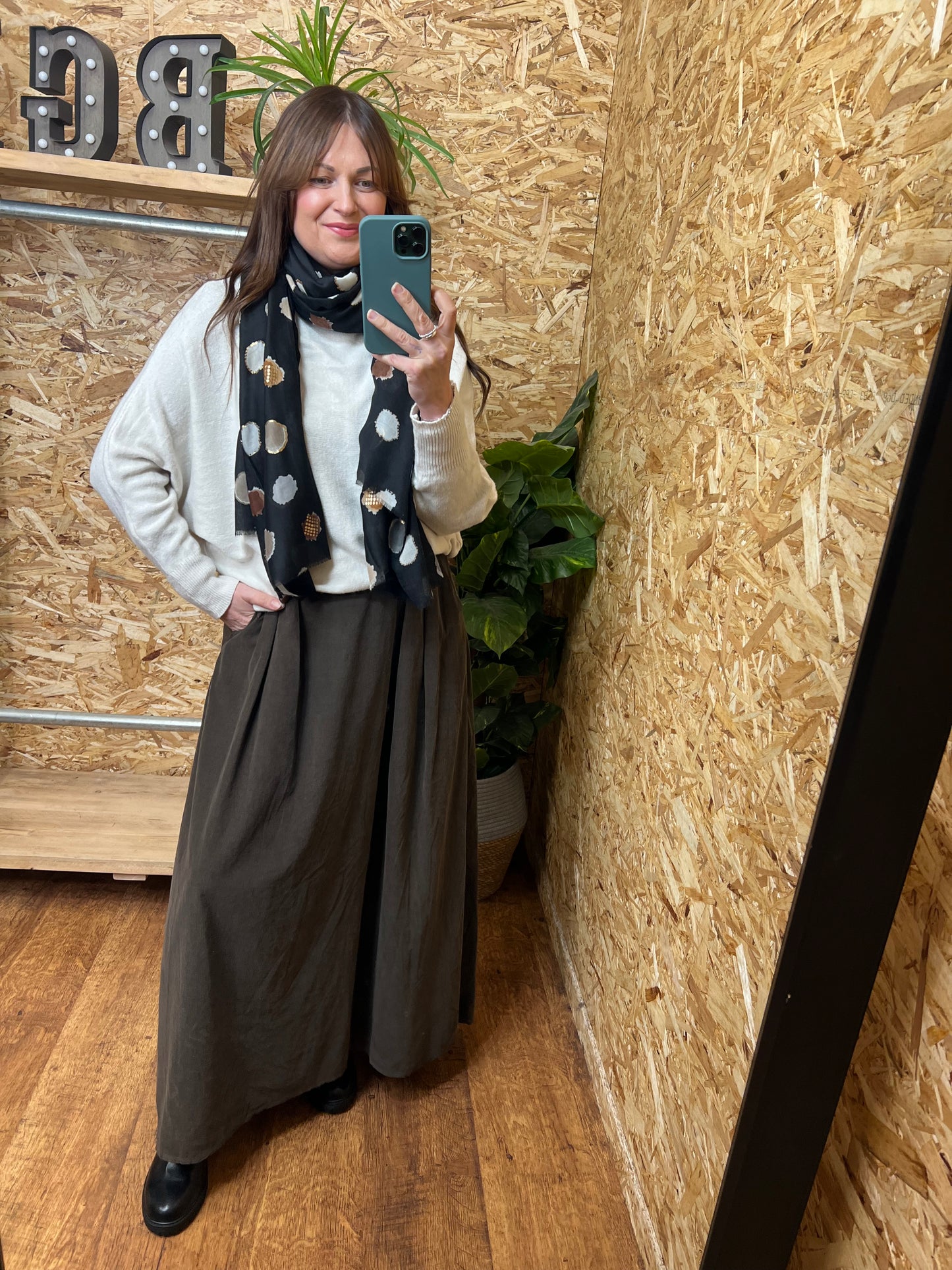 Needlecord Maxi Skirt