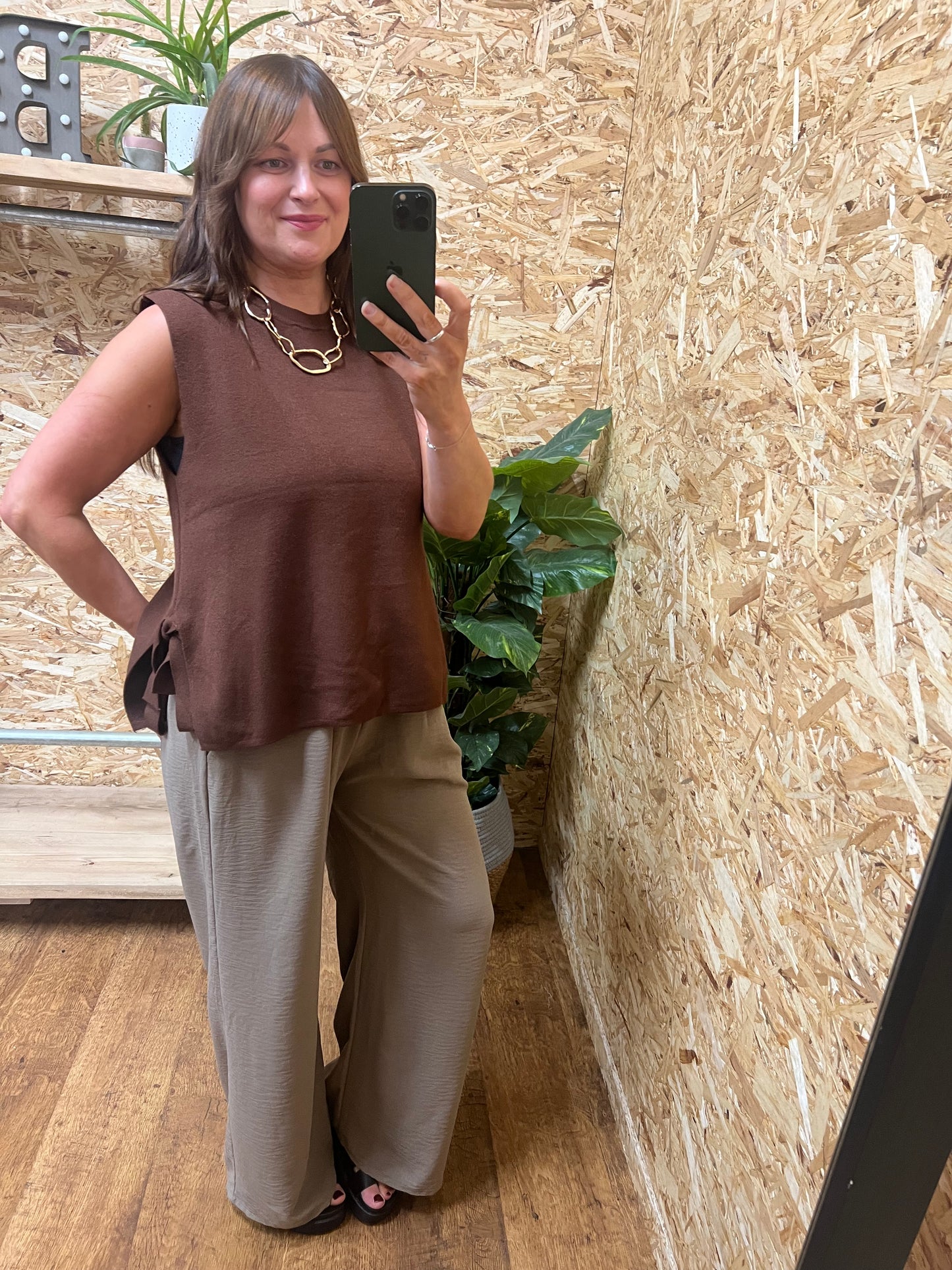 Tie Side Knit