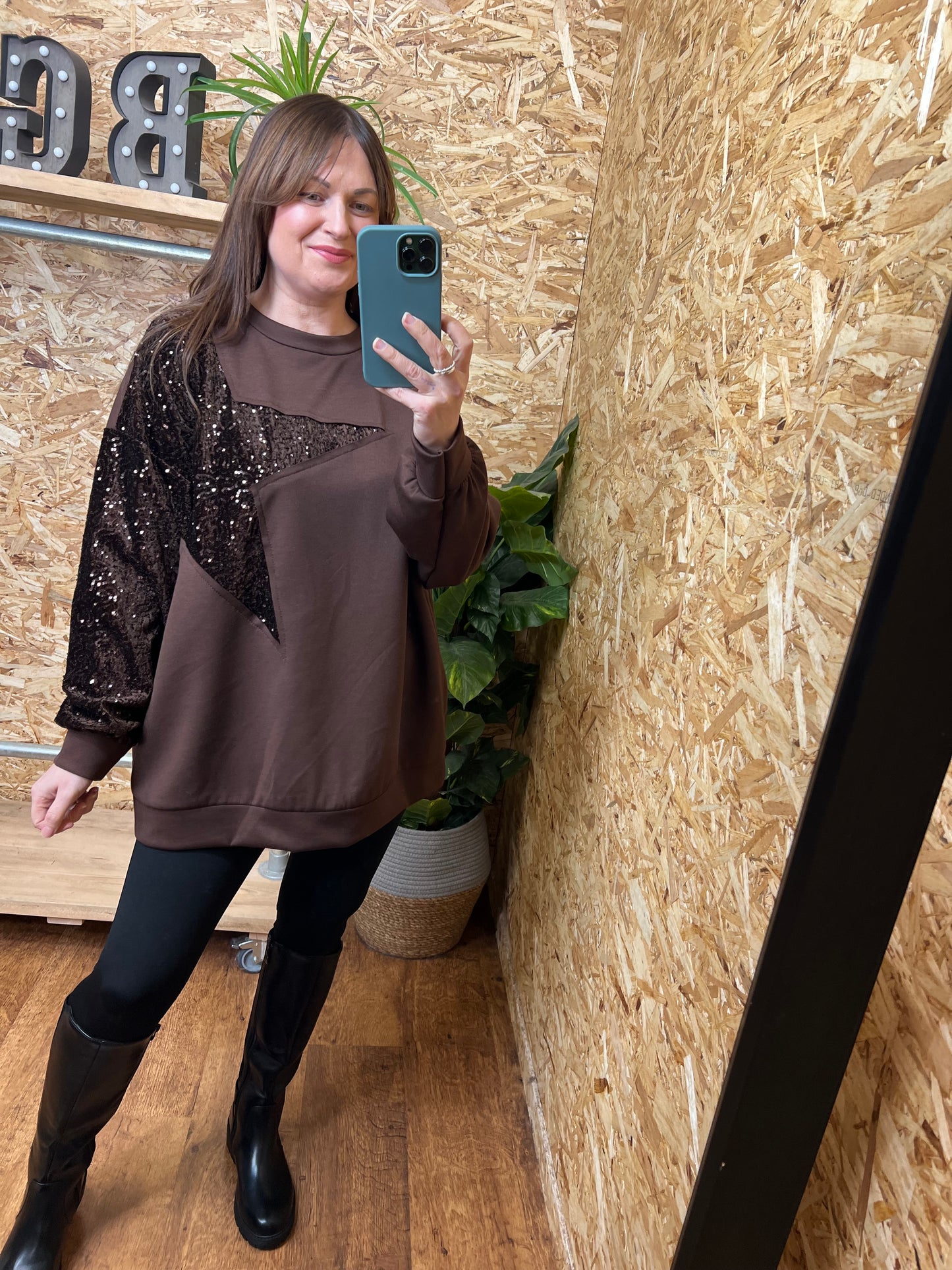 Sequin Star Sweatshirt