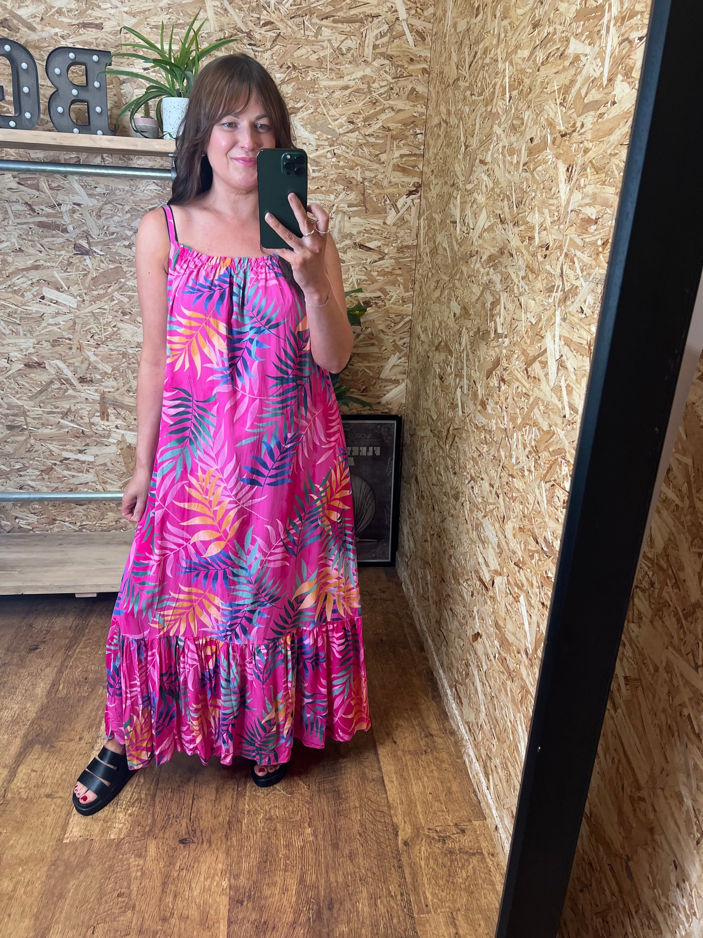 Fern Print Maxi Dress
