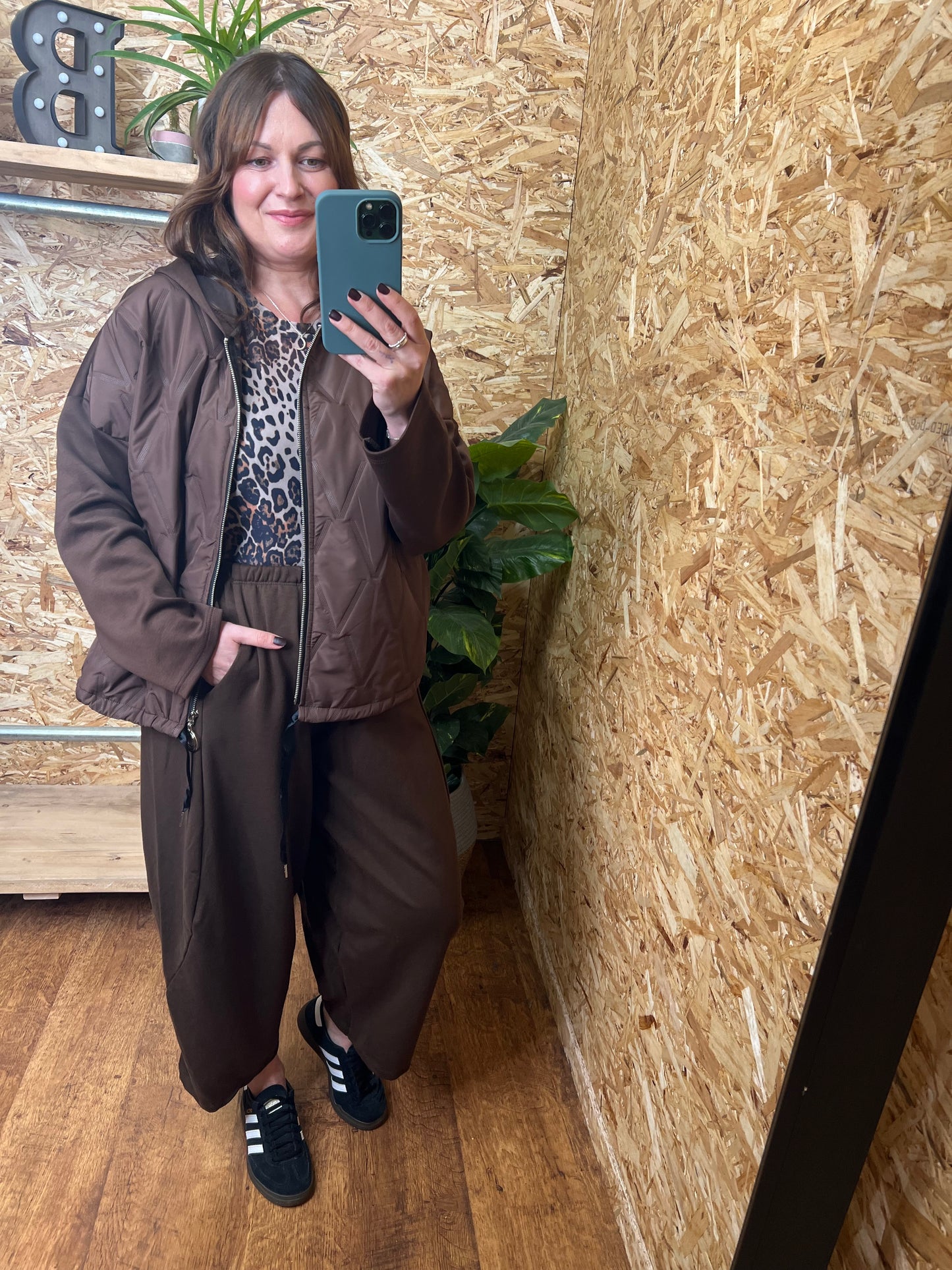 Lightweight Quilted Zip Hoodie