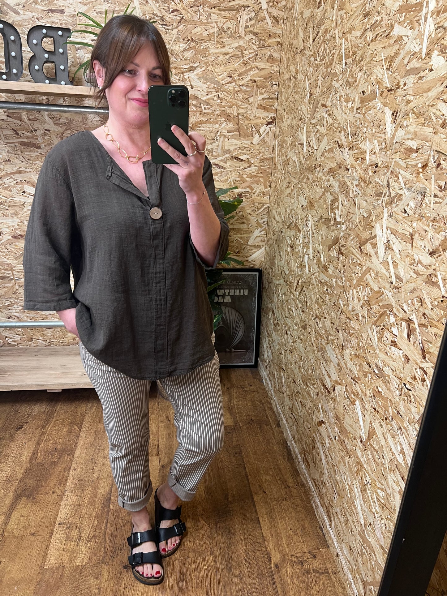 Cotton Button Top