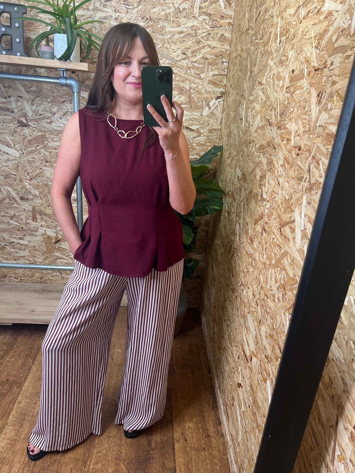 Kayla Peplum Top