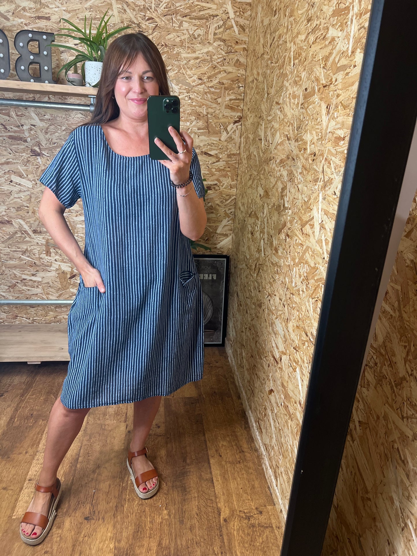 Stripe Cotton Dress