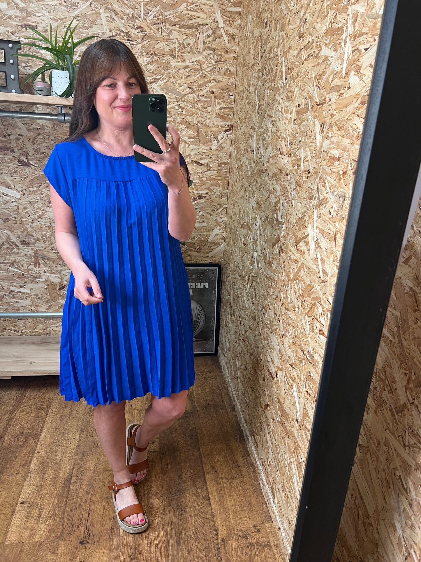 Amelia Pleated Dress