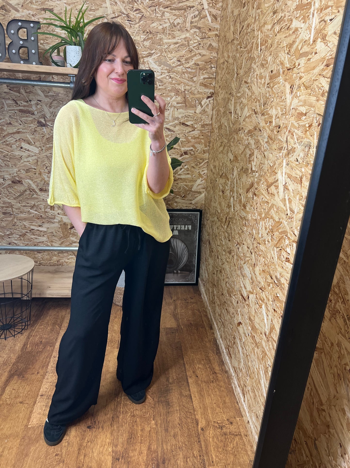 Lightweight Wide Leg Trousers⁷