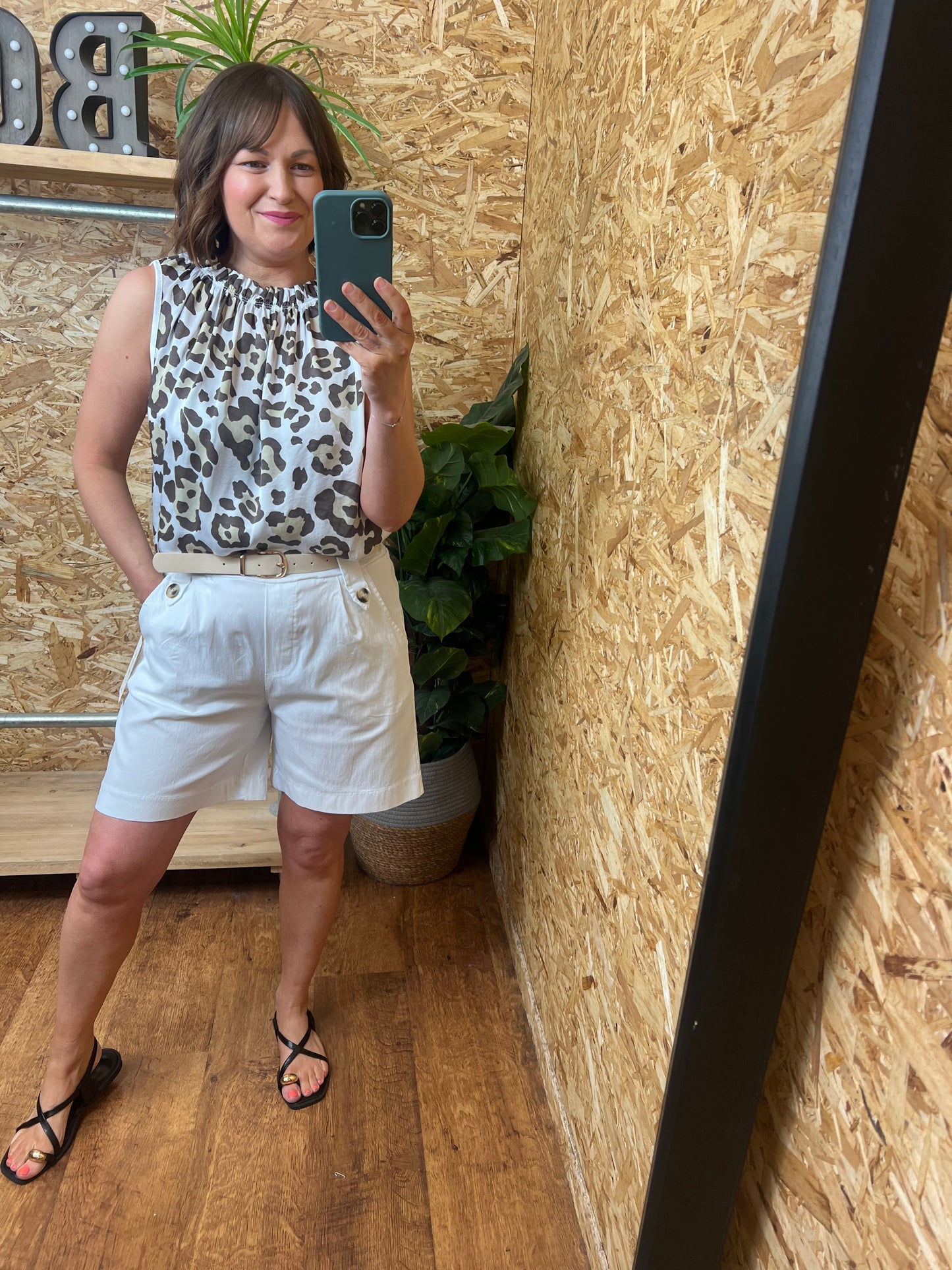 Cora Animal Print Top