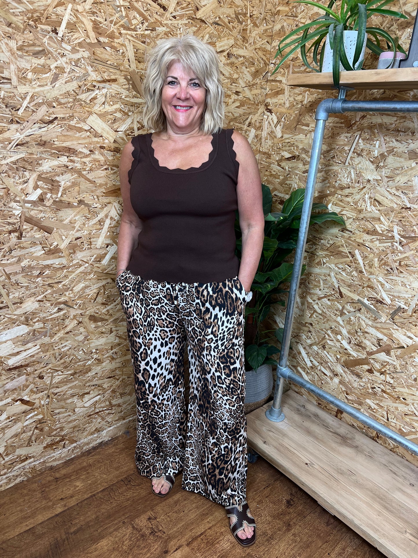 Animal Print Trousers