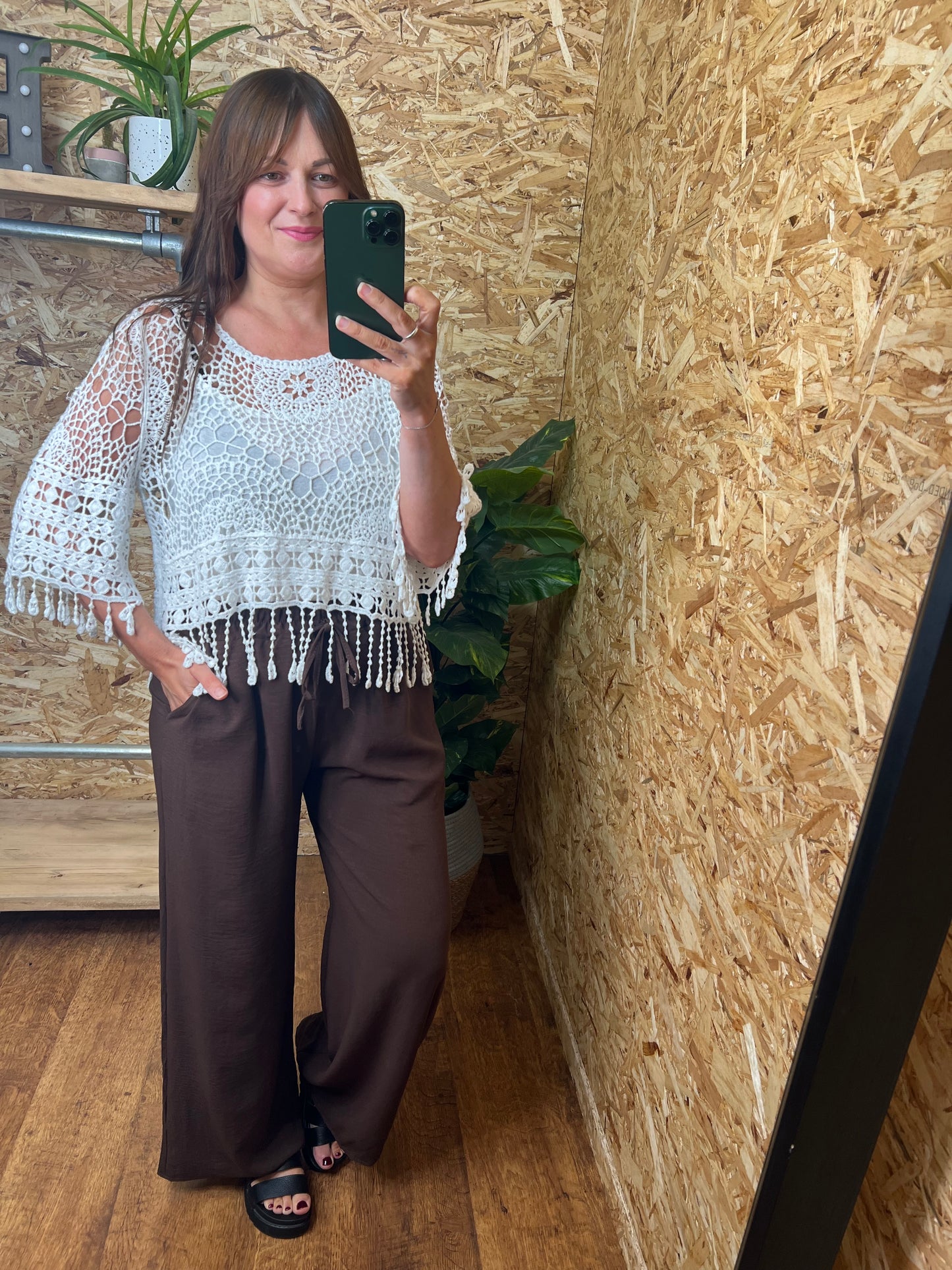 Crochet Tassel Top