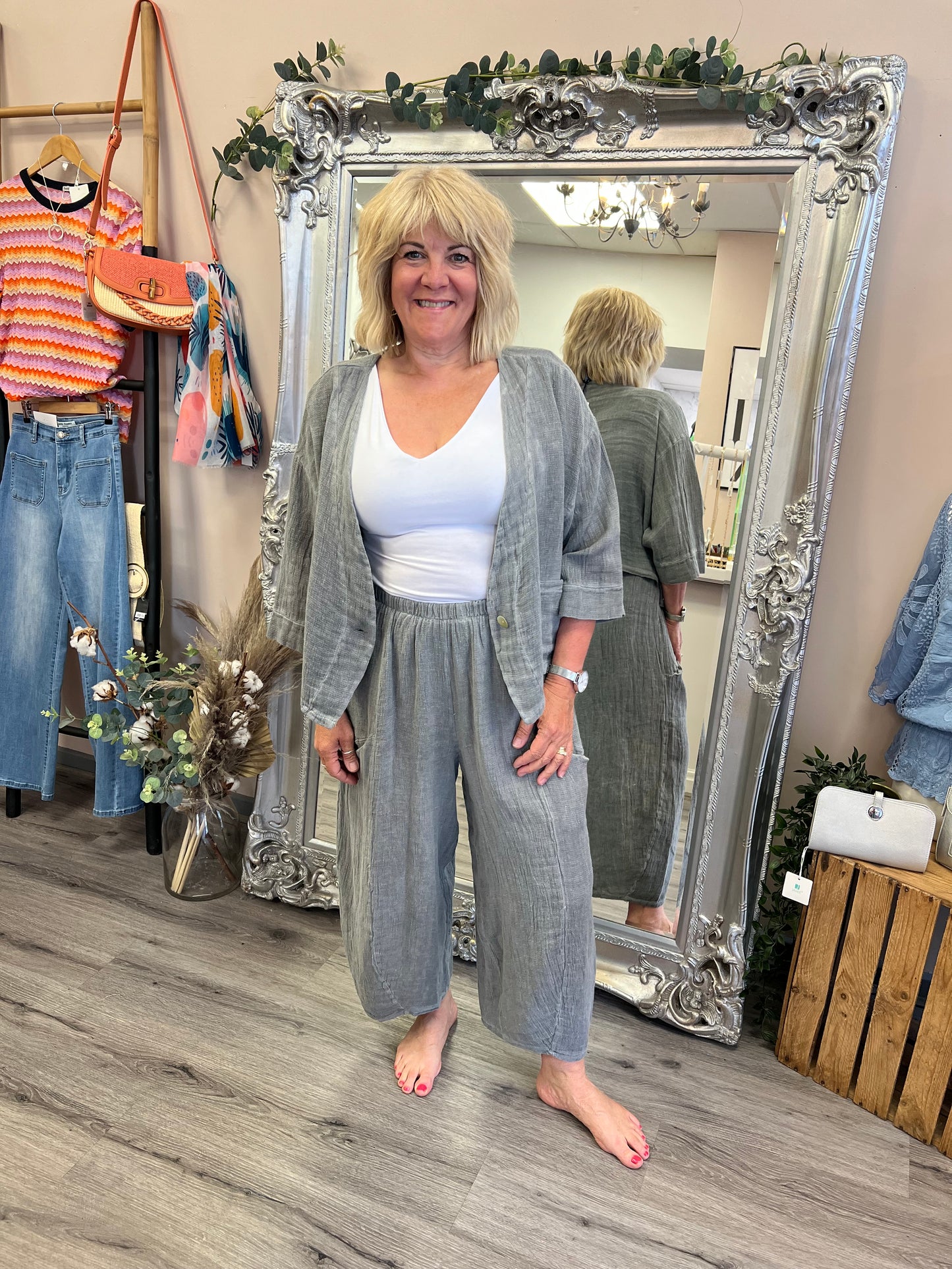 Nola Linen Mix Jacket
