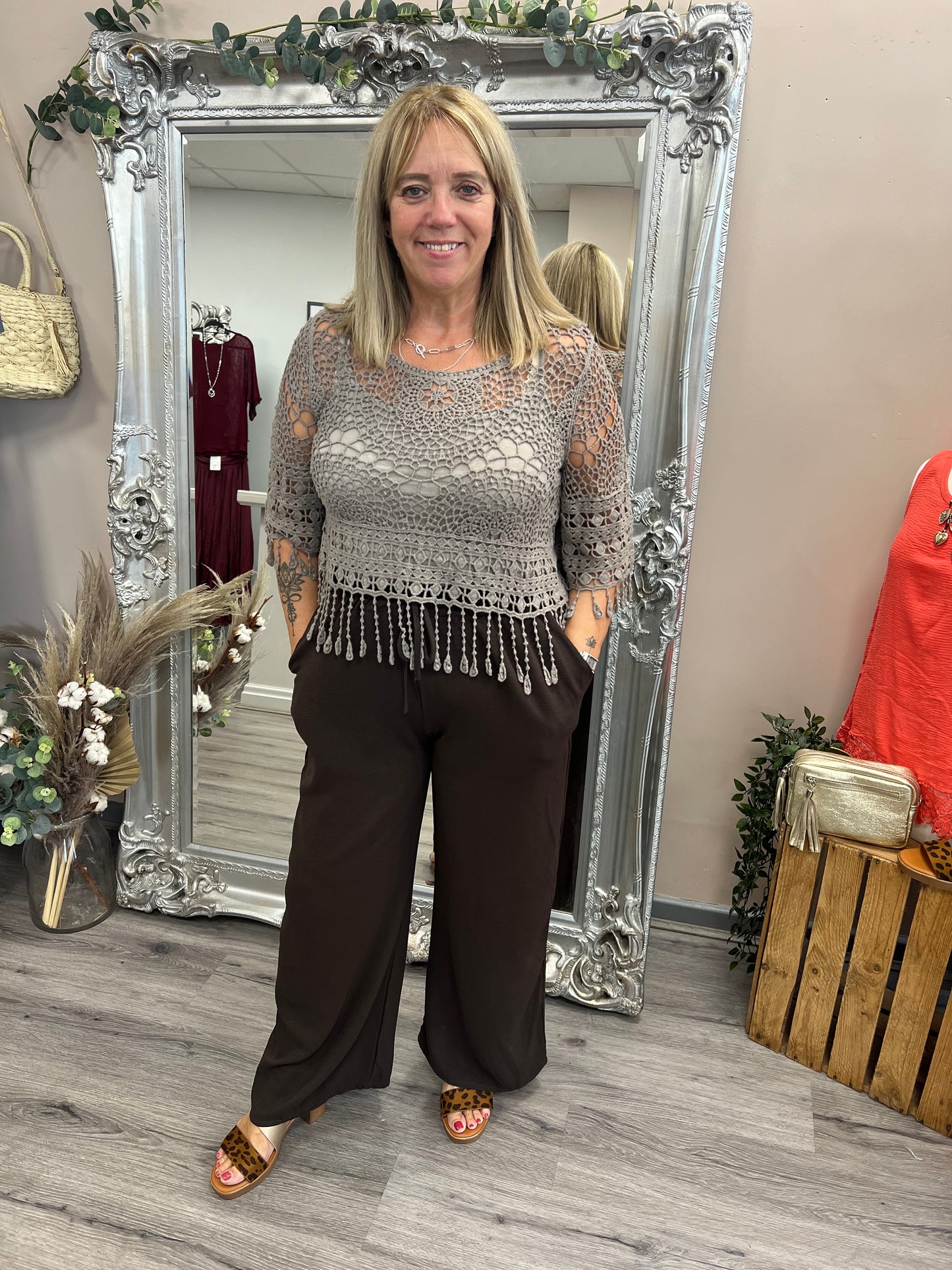Crochet Tassel Top