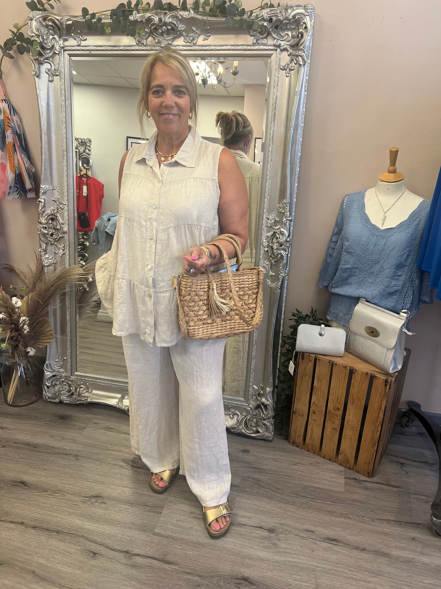 Athena Linen Trousers