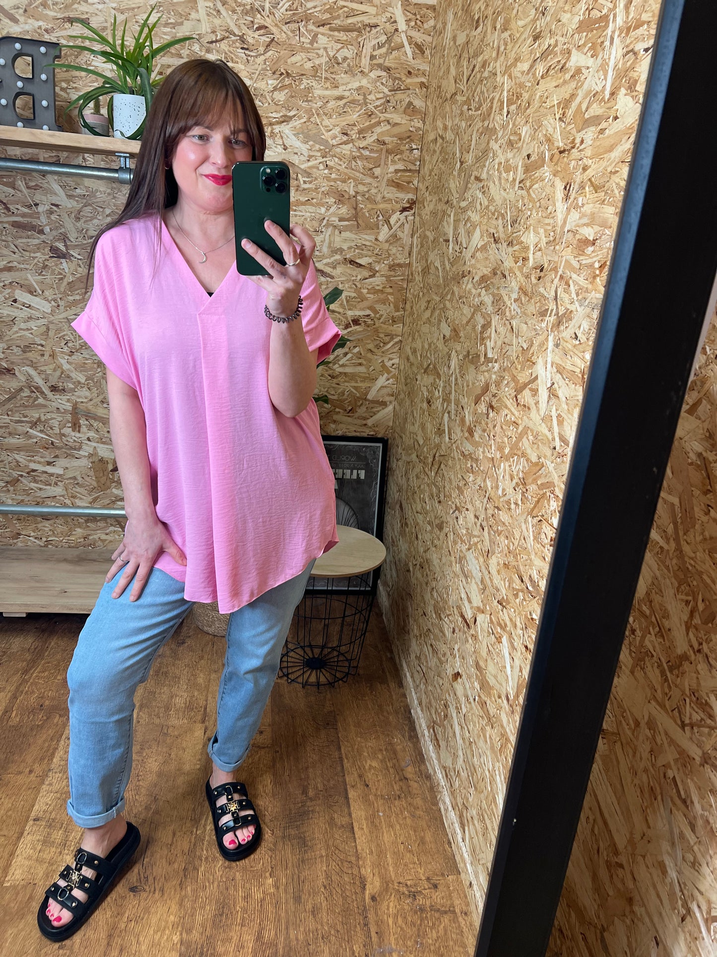 Ebony V Neck Top
