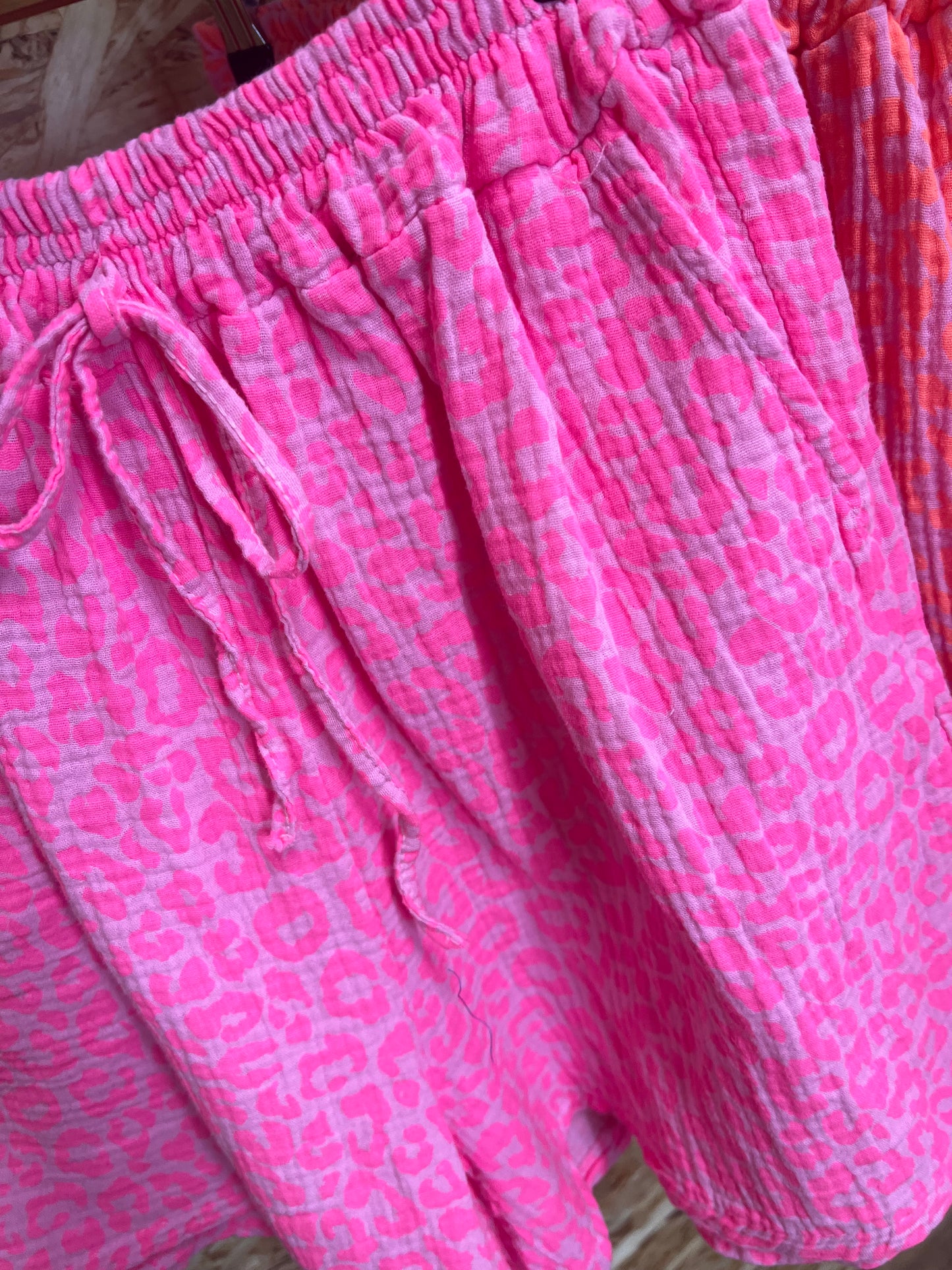 Neon Leopard Shorts