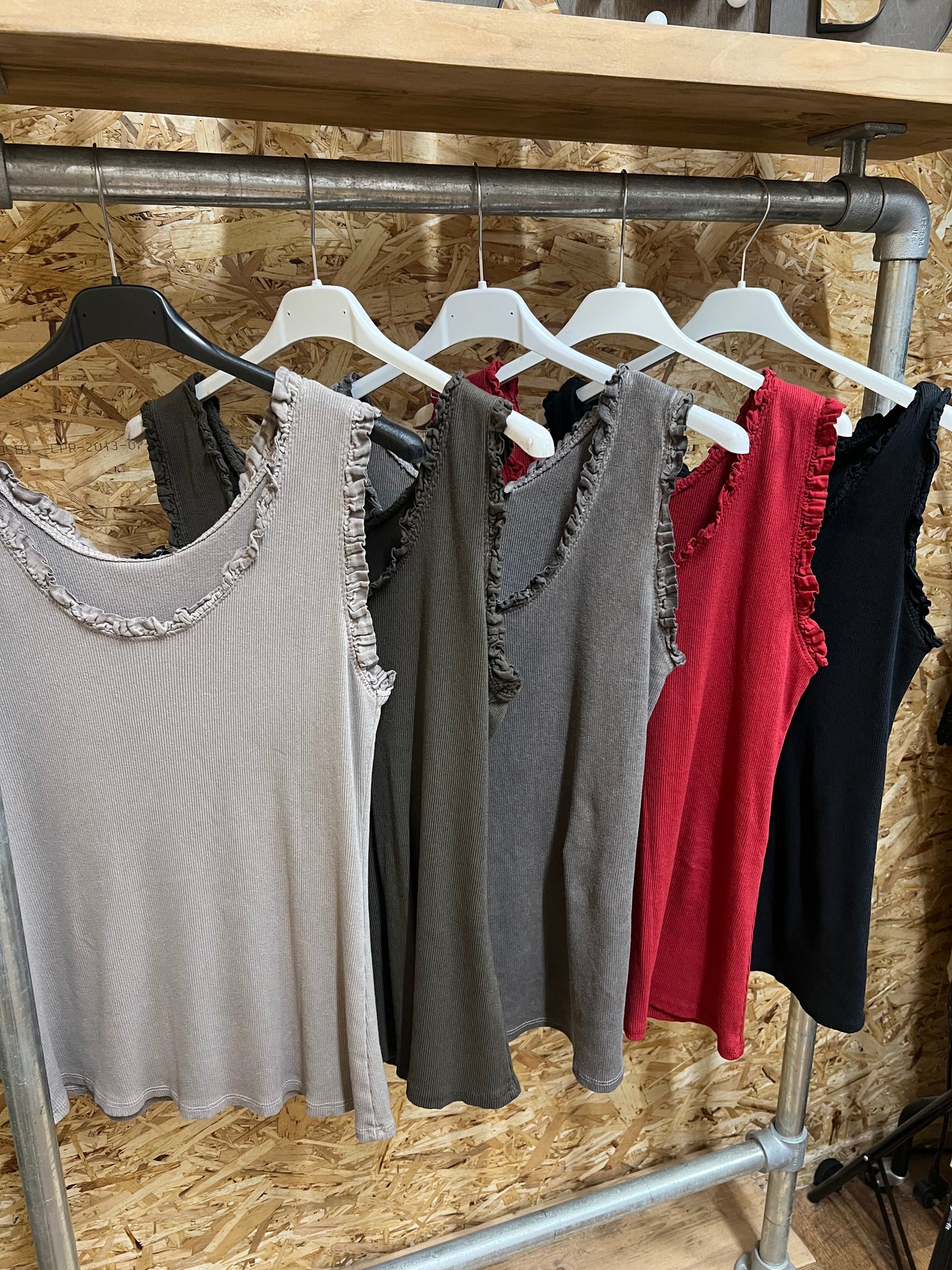 Ruffle Edge Vests