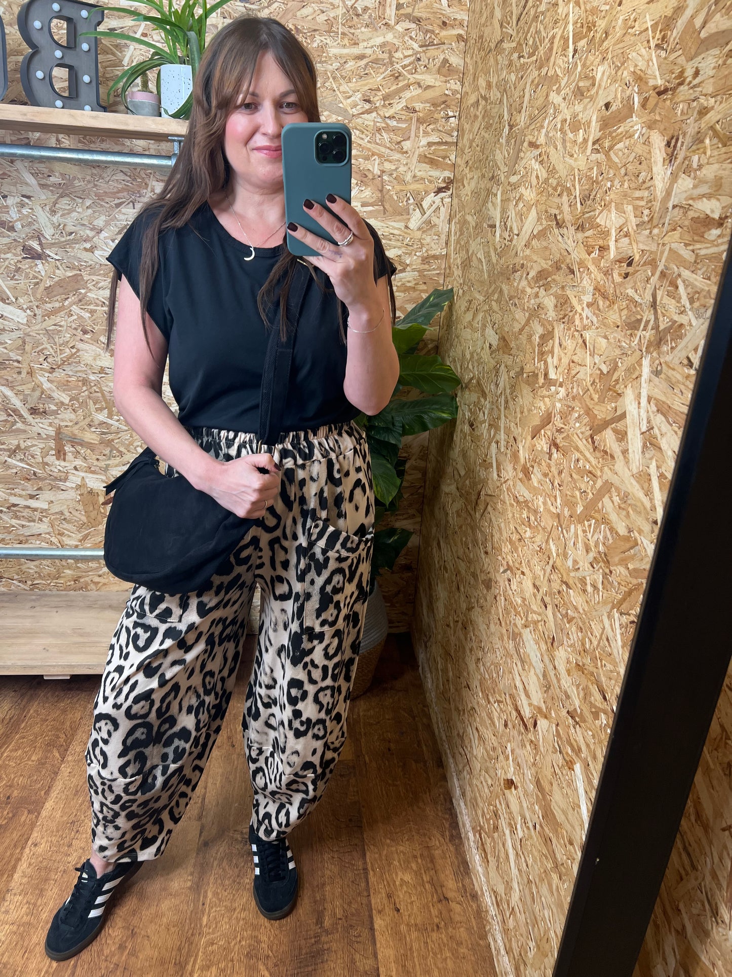 Cheetah Print Aubrey Cocoon Trousers