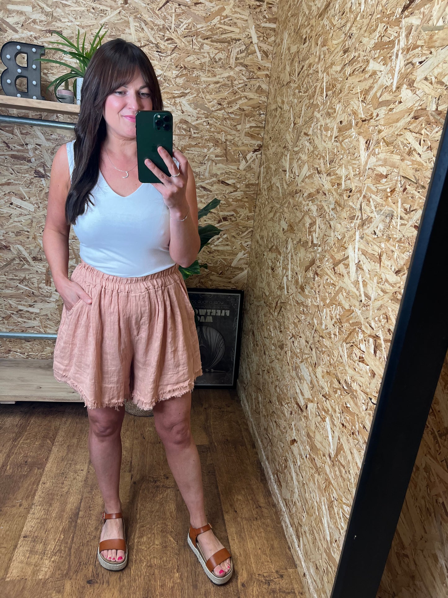 Athena Linen Shorts