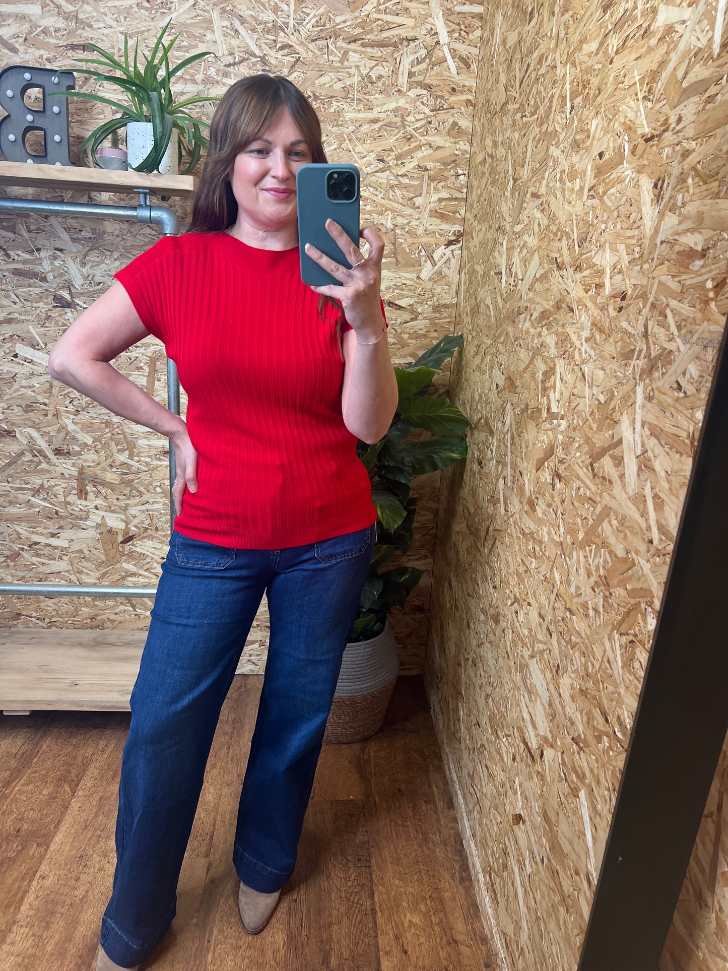 Ribbed Fine Knit Top