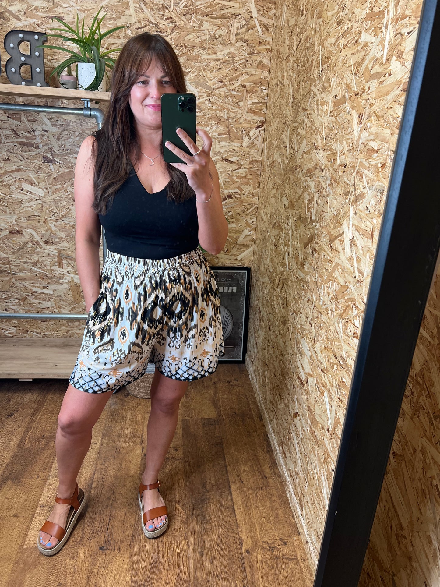Aztec Metallic Shorts
