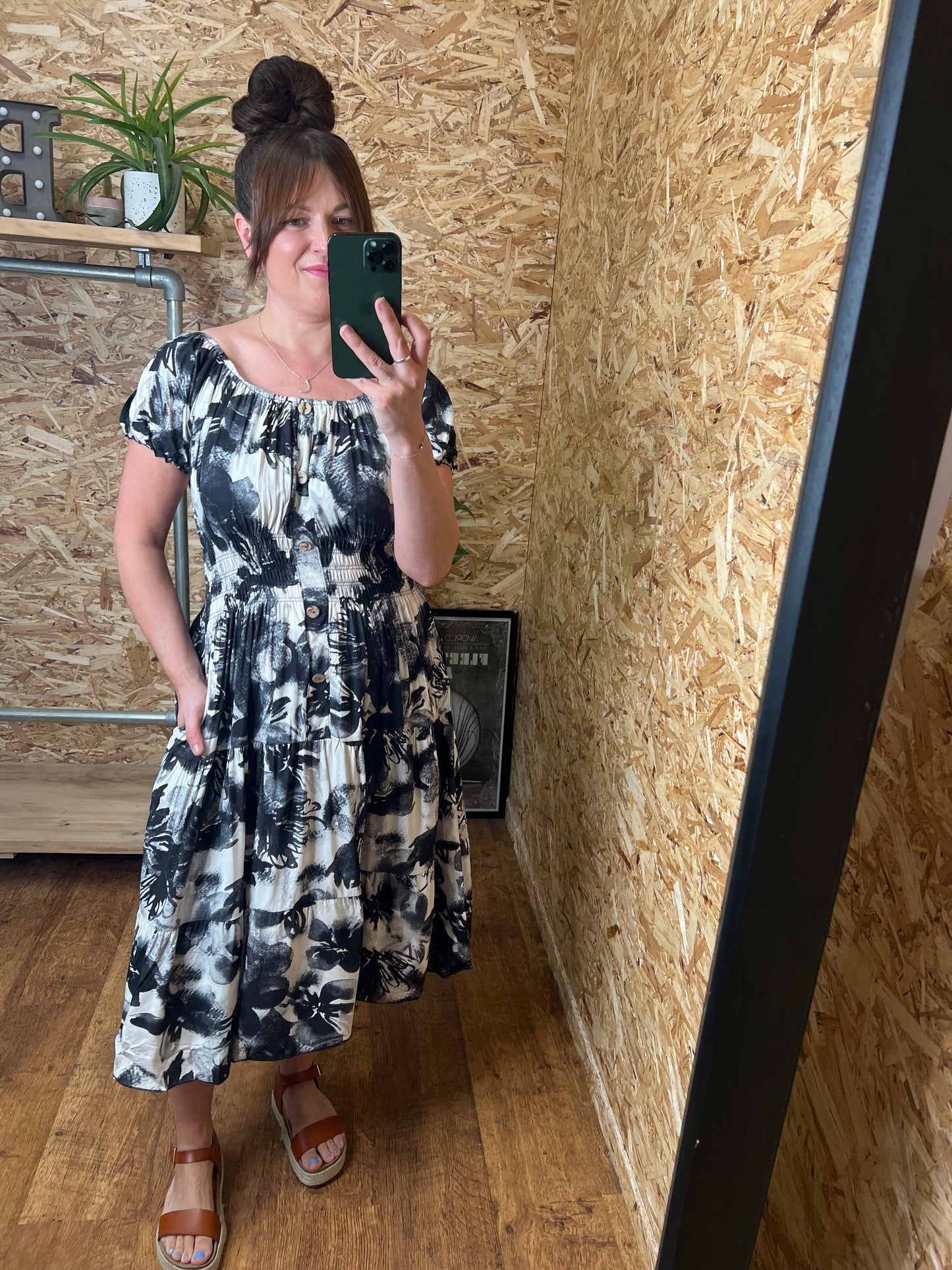 Molly Floral Midi Dress
