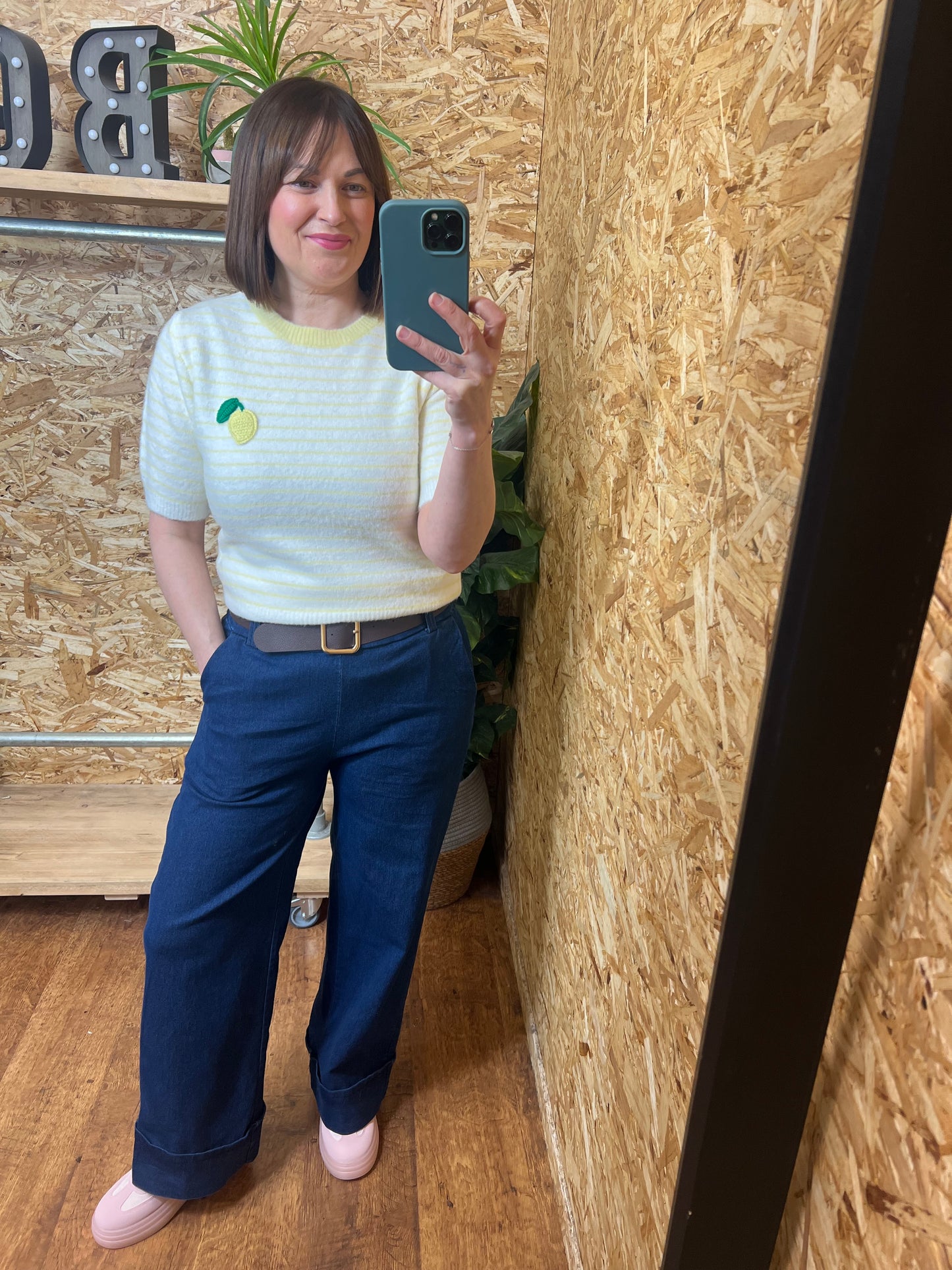 Lemon Stripe Knit