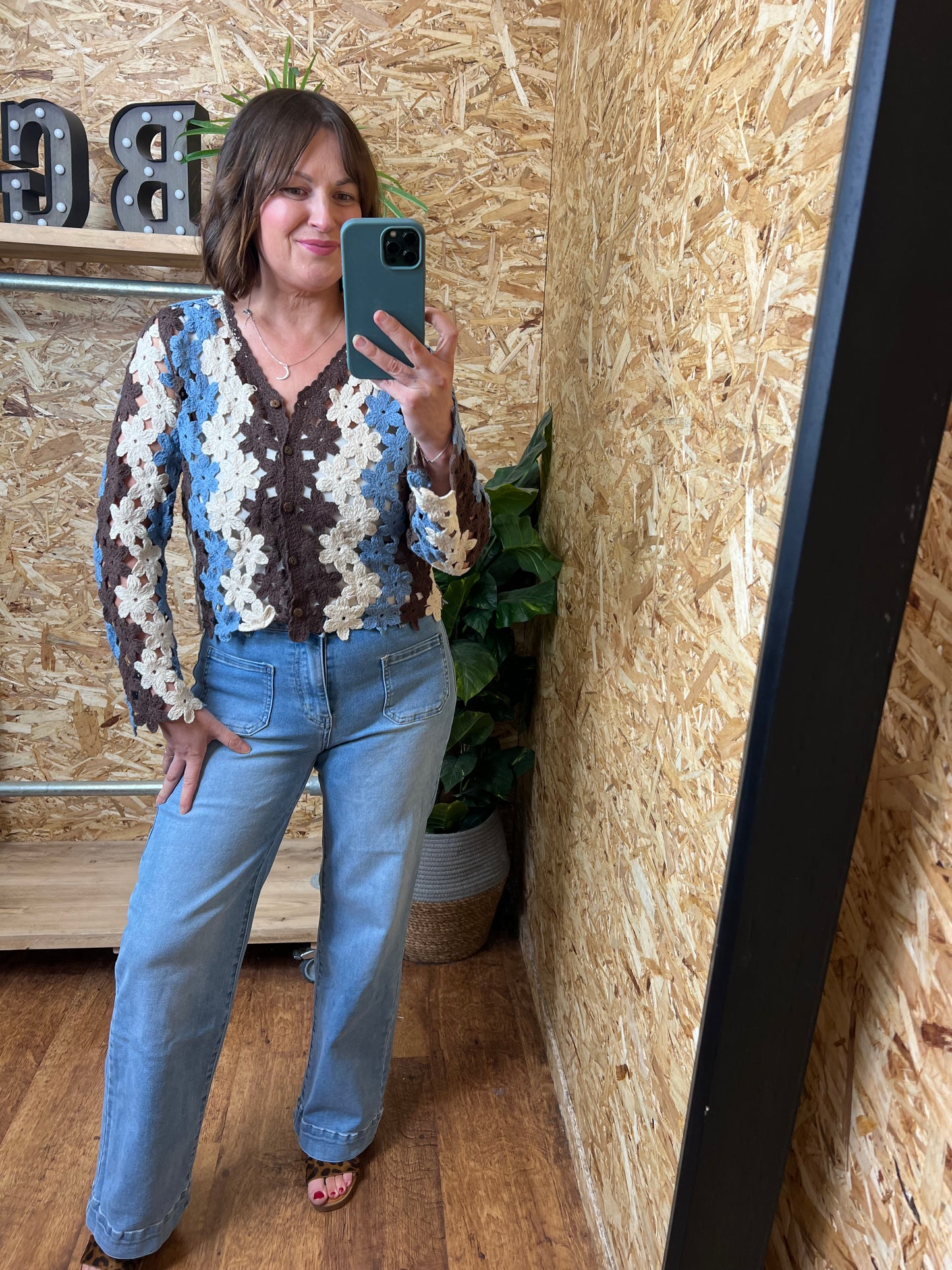Flower Crochet Cardigan