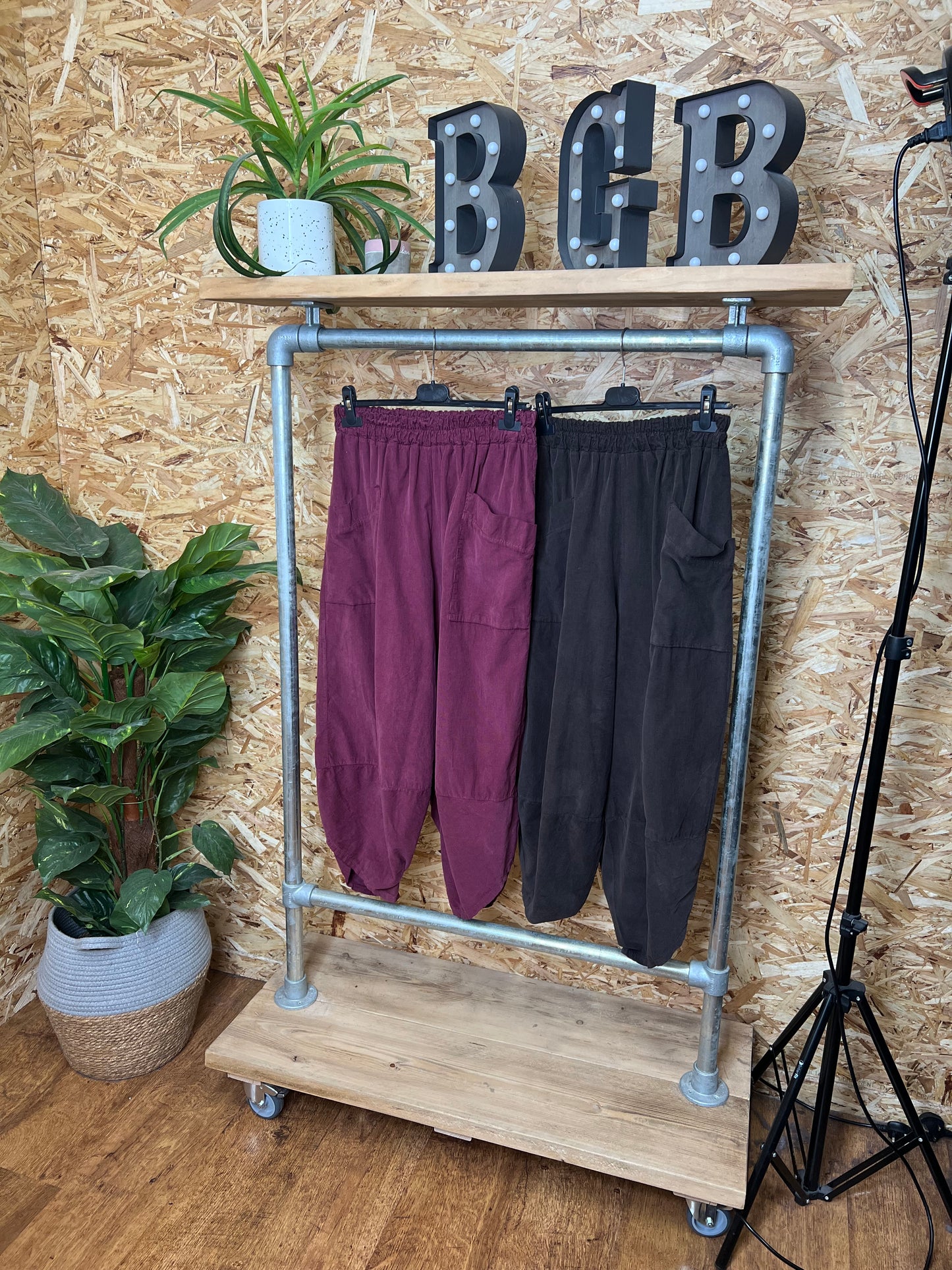 Needle Cord Cocoon Trousers