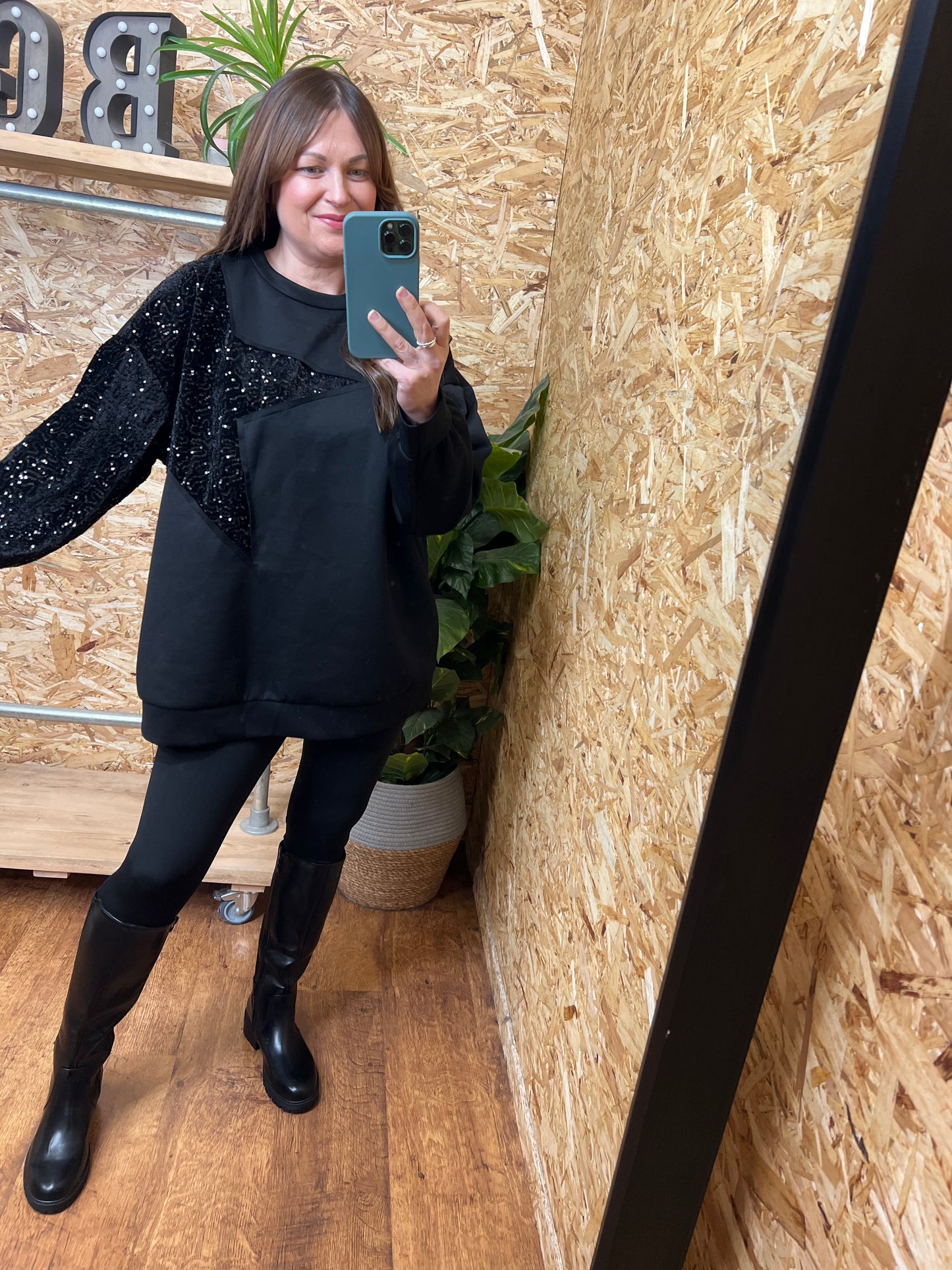 Sequin Star Sweatshirt