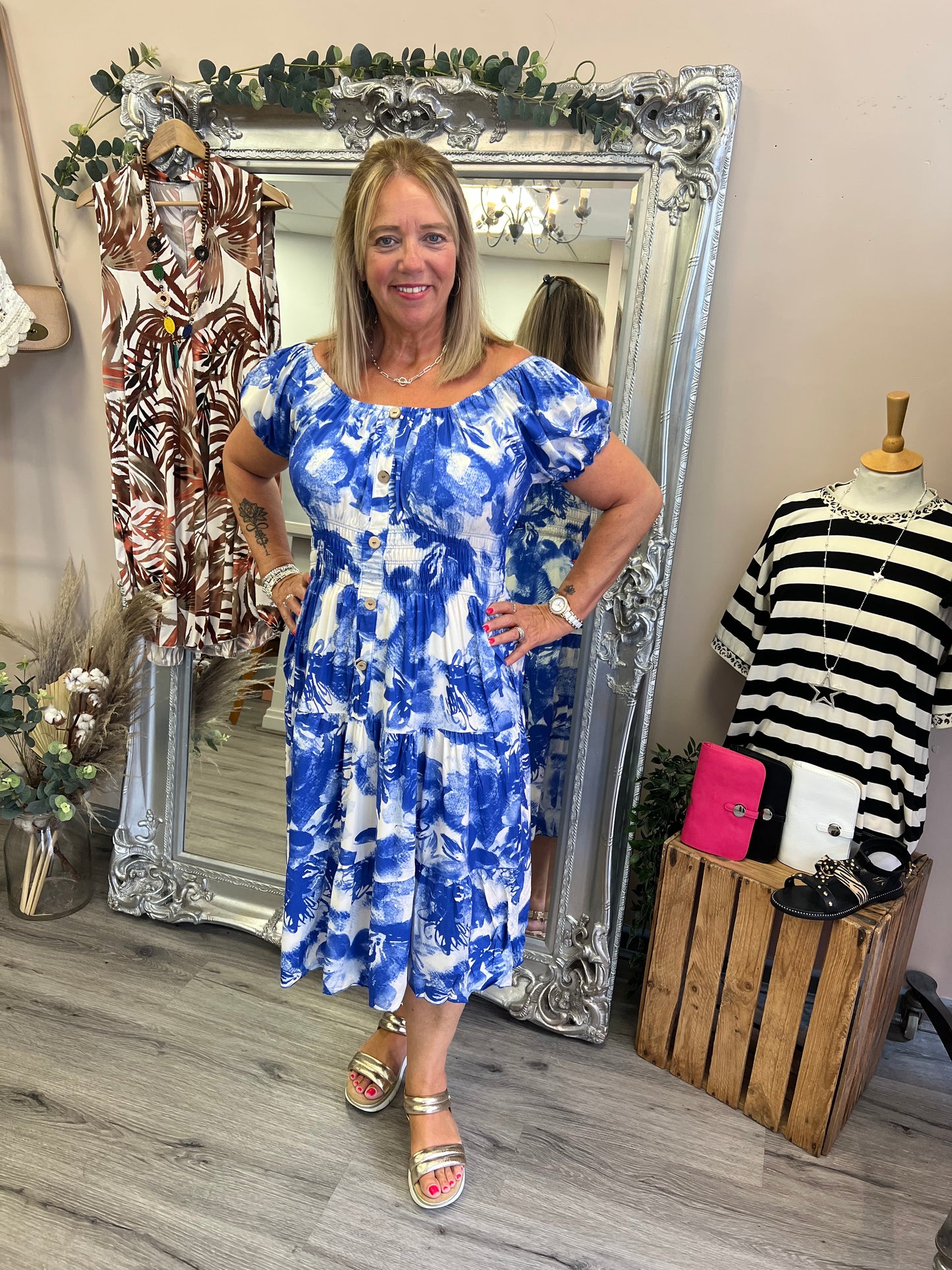 Molly Floral Midi Dress