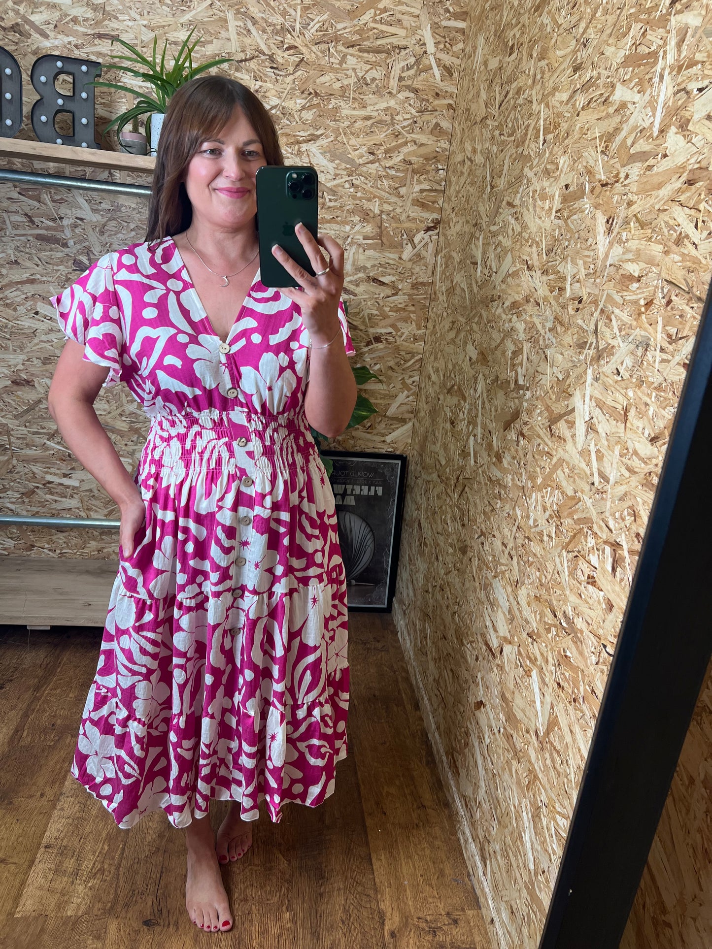 Kacey Floral Midi Dress